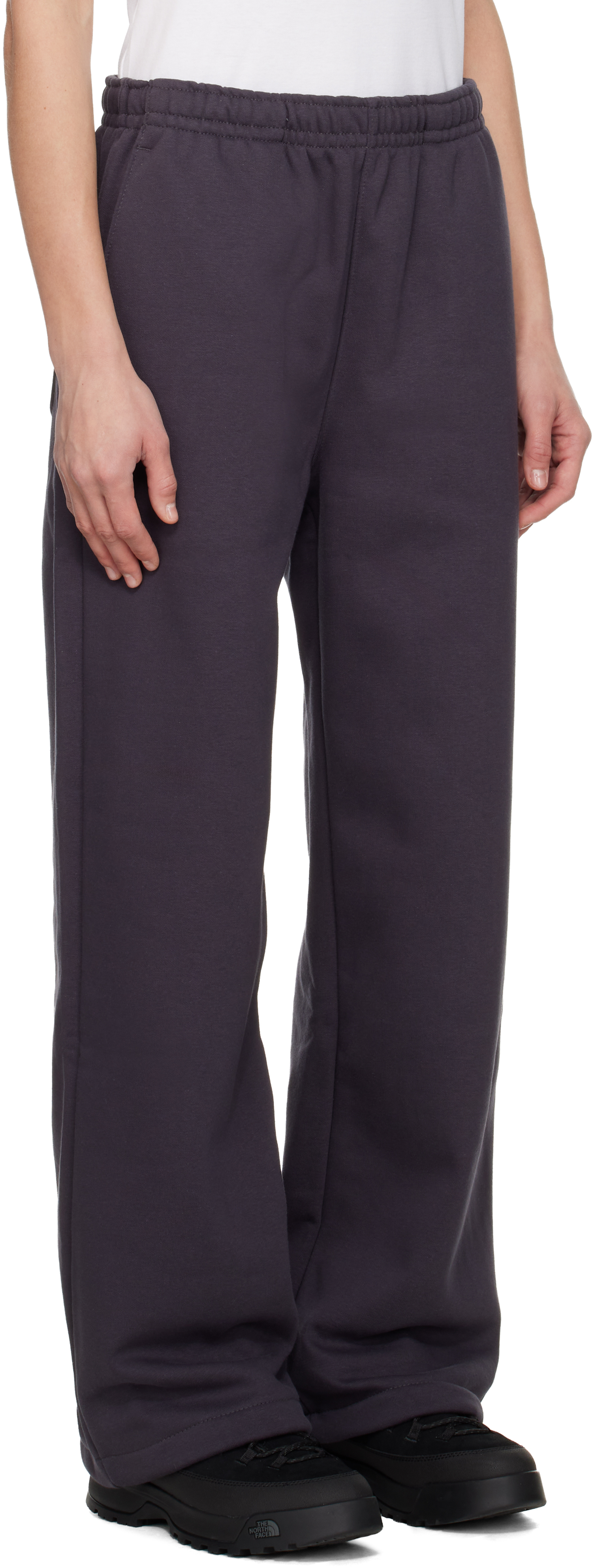 The North Face Gray Tnf Red Box Sweatpants