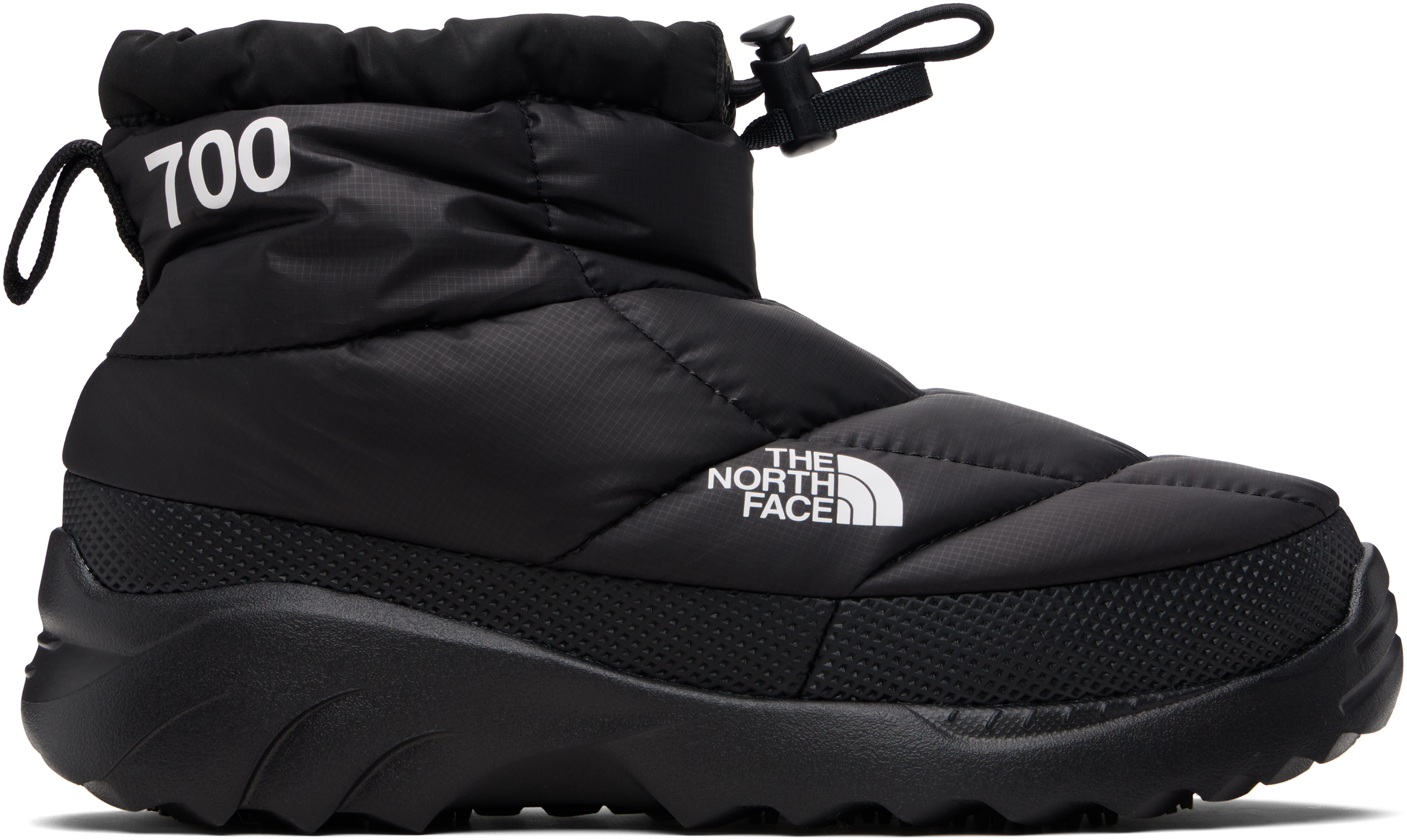 The North Face: Black Nuptse Traction Chukka Boots | SSENSE
