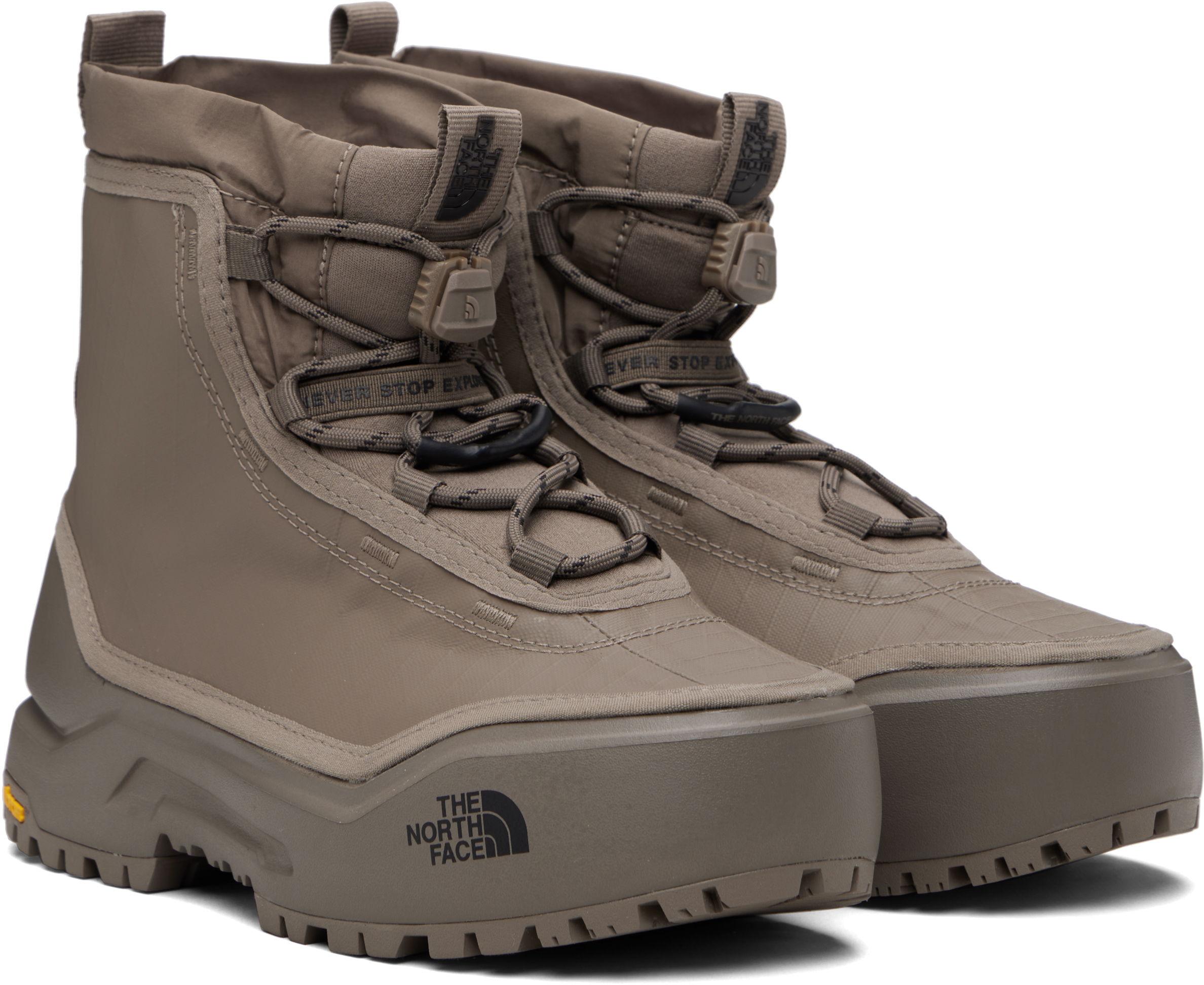 The North Face Taupe Base Camp 100 Waterproof Boots