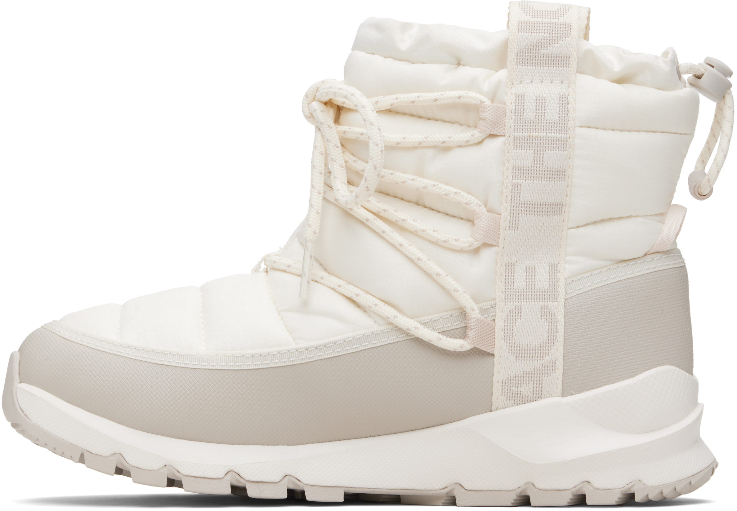The North Face White Thermoball Lace Up Waterproof Boots
