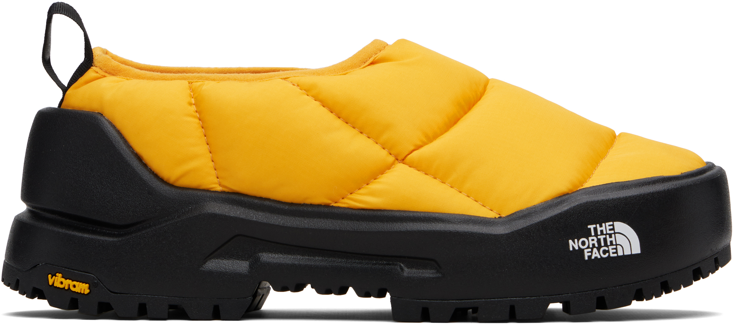 The North Face Yellow Base Camp Thermoball Mule Loafers