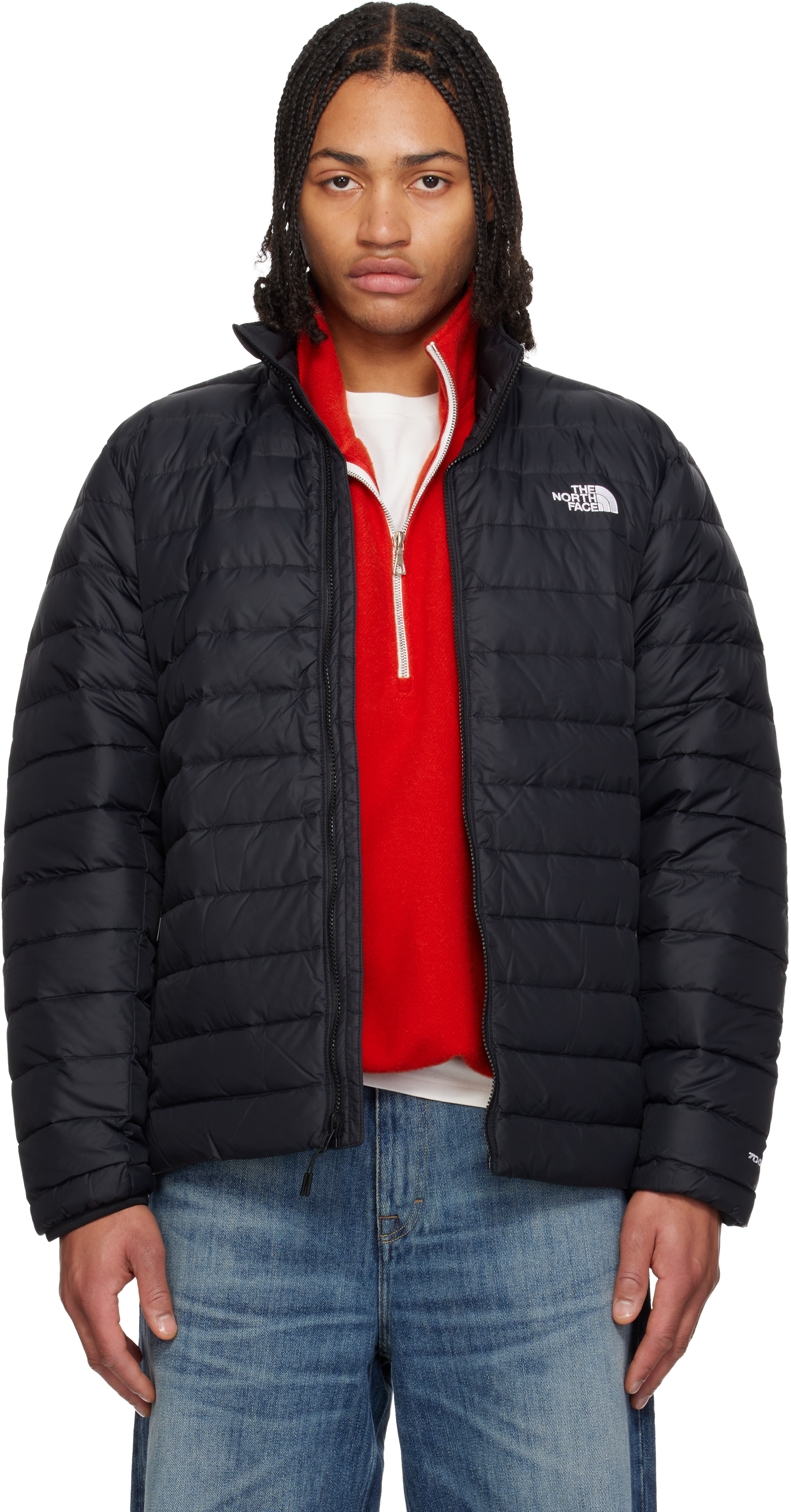 Black Classic Down Jacket by The North Face on Sale