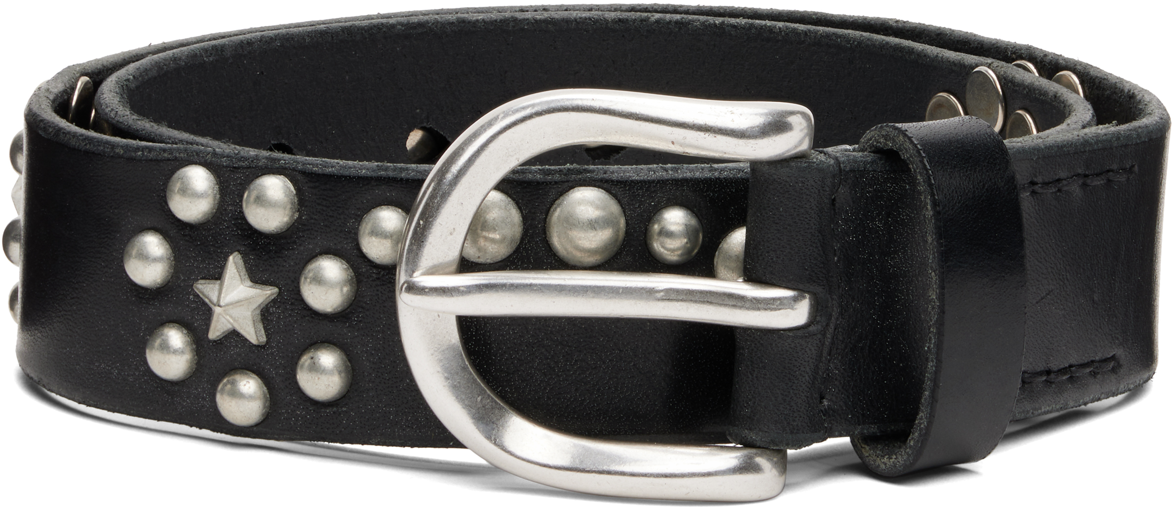 Our Legacy Black Star Fall Belt In Black