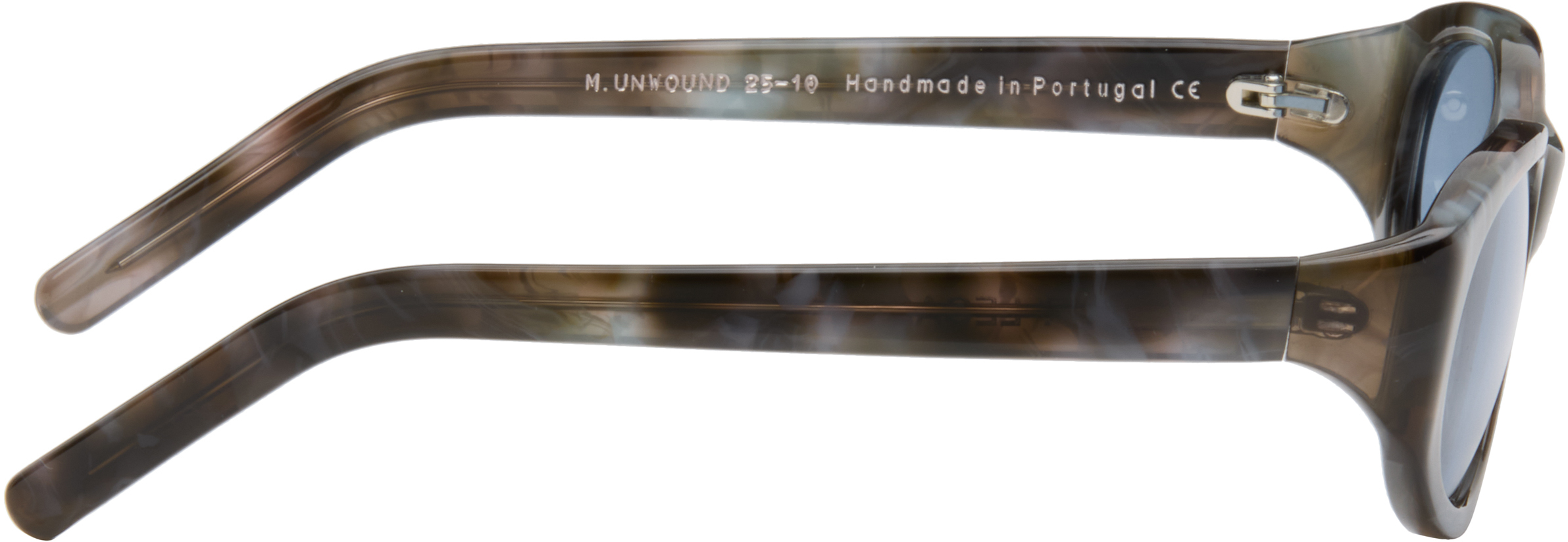 Our Legacy Brown & Blue Unwound Sunglasses In Black