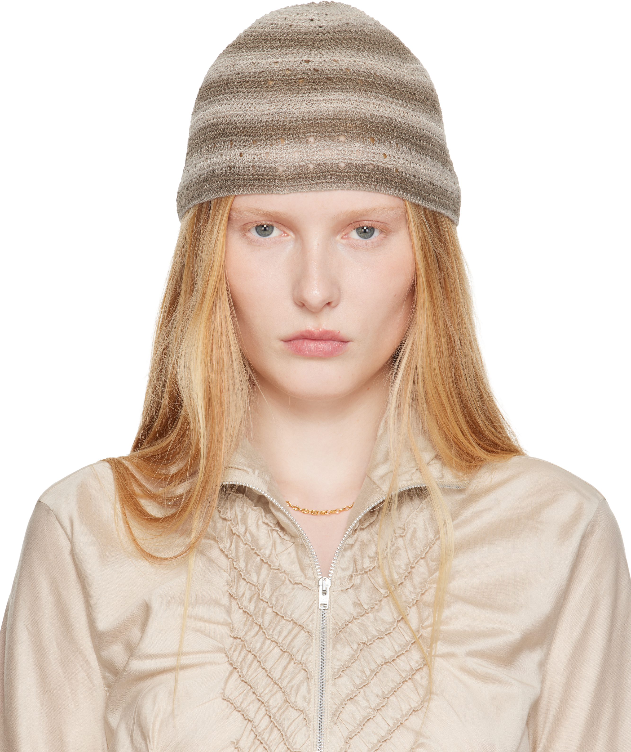 OUR LEGACY: WORK SHOP Emporio Armani Gray Netto Beanie | SSENSE