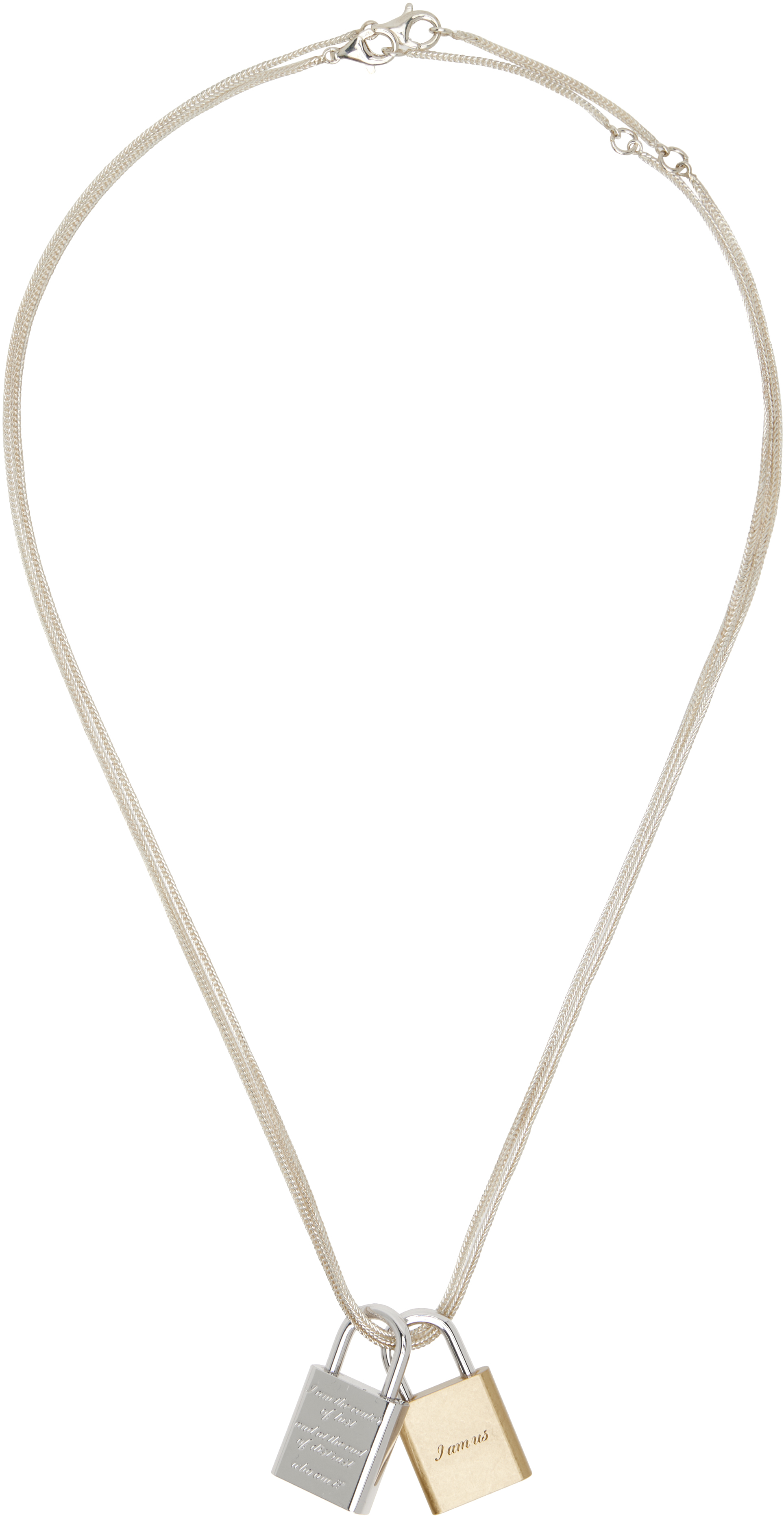 Our Legacy Riddle Necklace In Brown