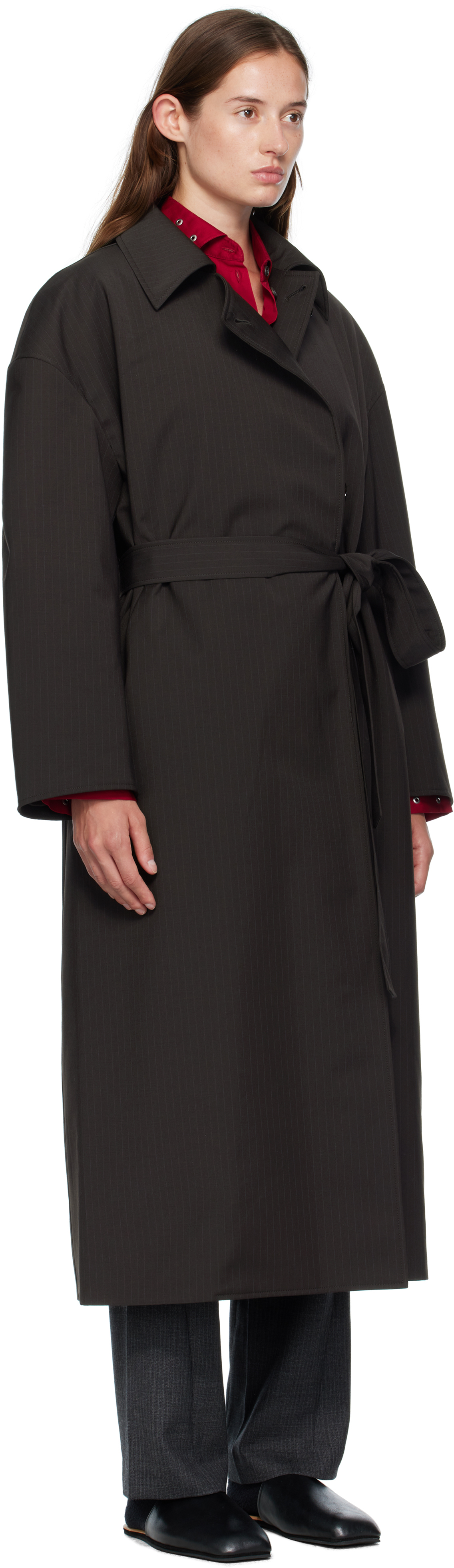 Our Legacy Black Court Coat In Black