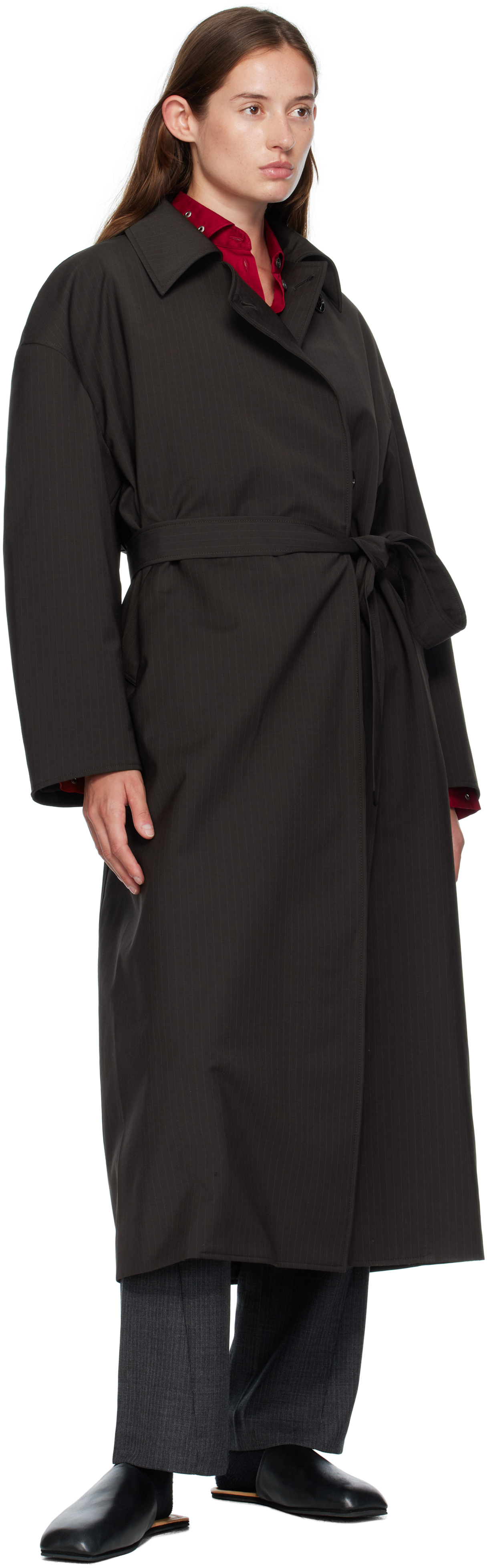 Our Legacy Black Court Coat In Black