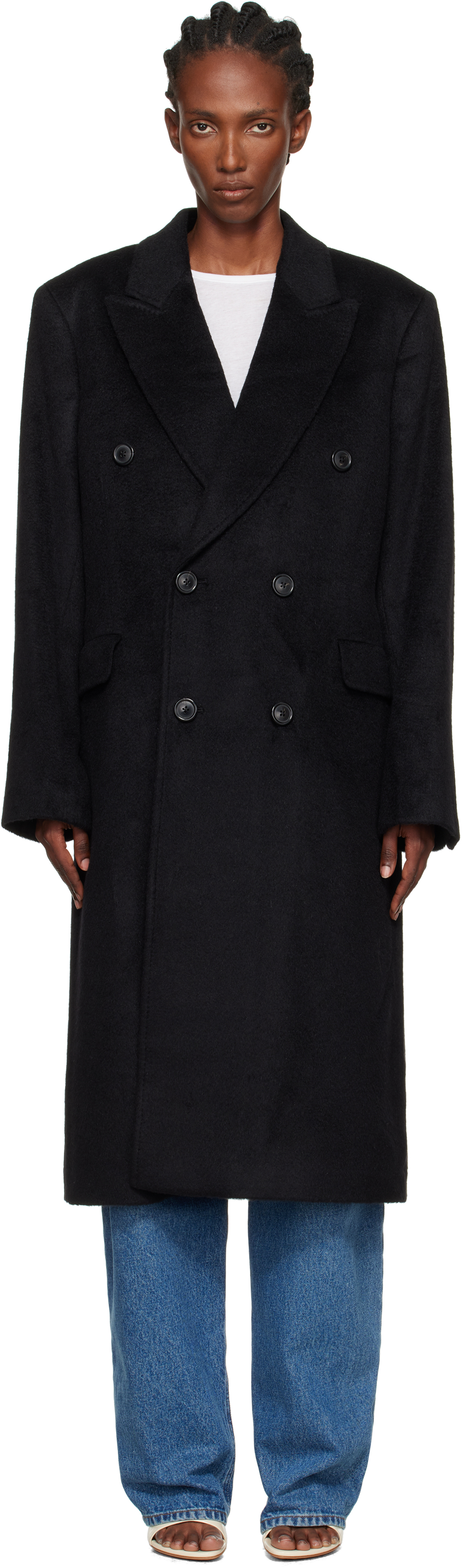 Our Legacy Whale Coat In Black