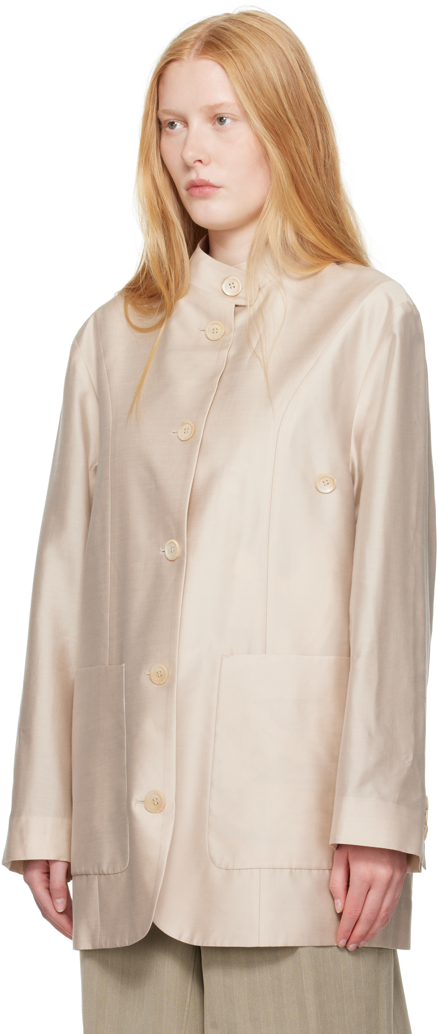 Our Legacy Work Shop Emporio Armani Beige Pomposo Coat