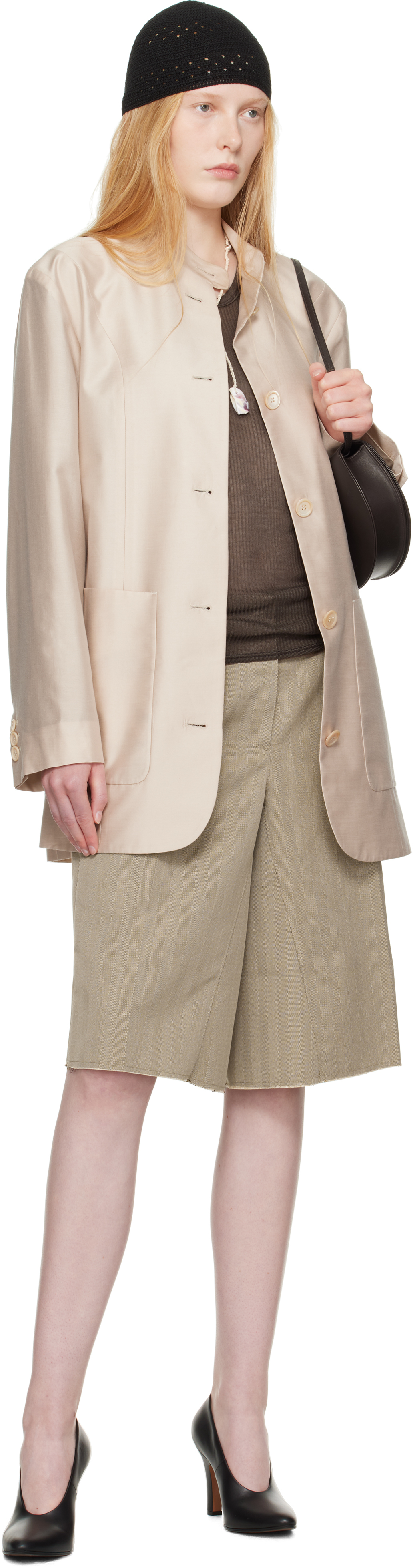 Our Legacy Work Shop Emporio Armani Beige Pomposo Coat
