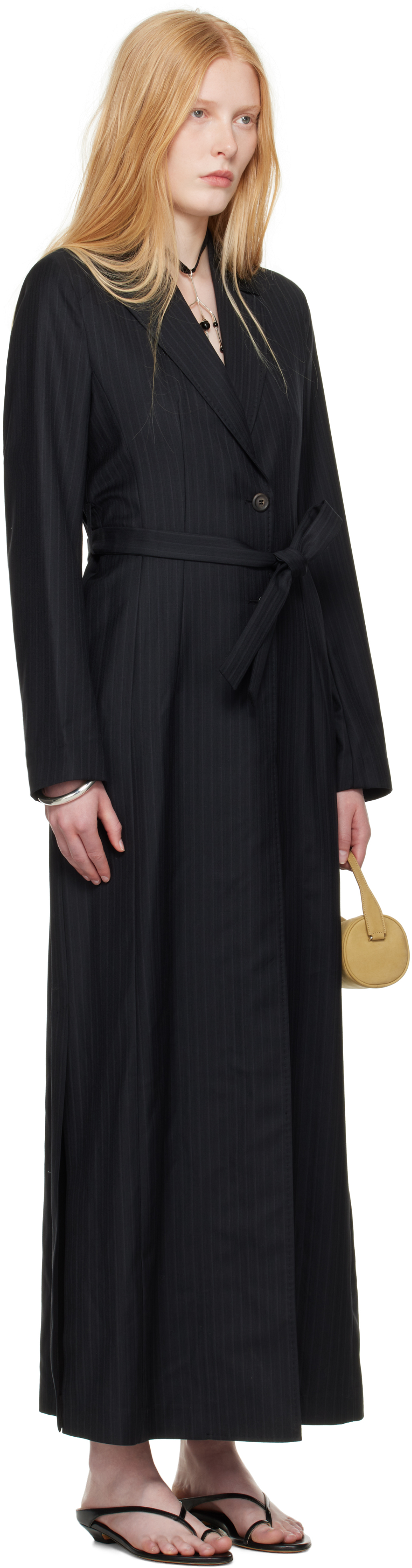 Our Legacy Work Shop Emporio Armani Black Completo Coat