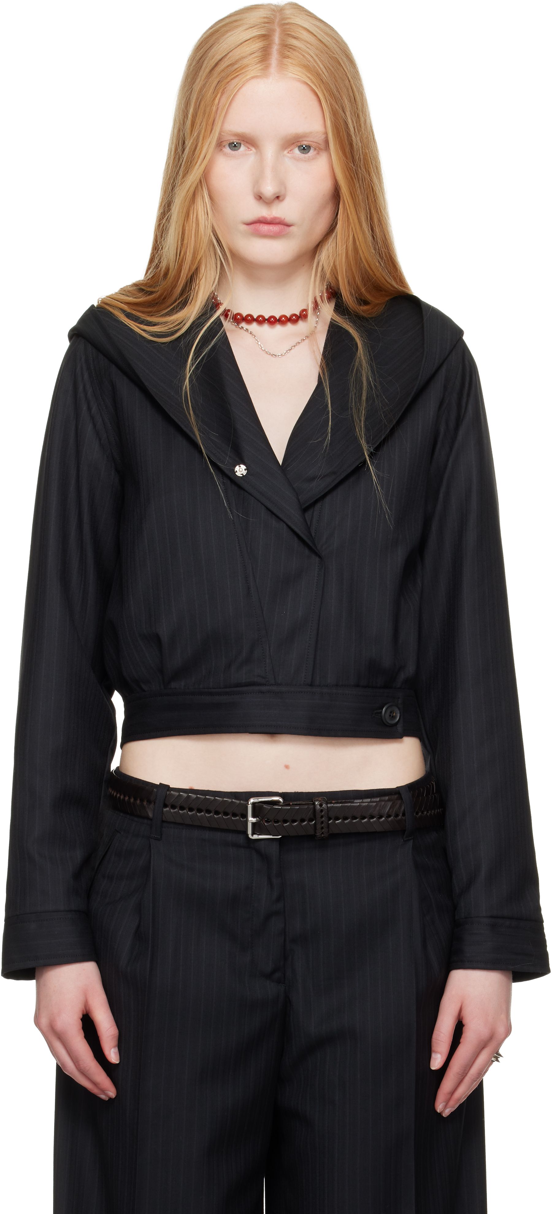 Our Legacy Work Shop Emporio Armani Black Incognito Jacket