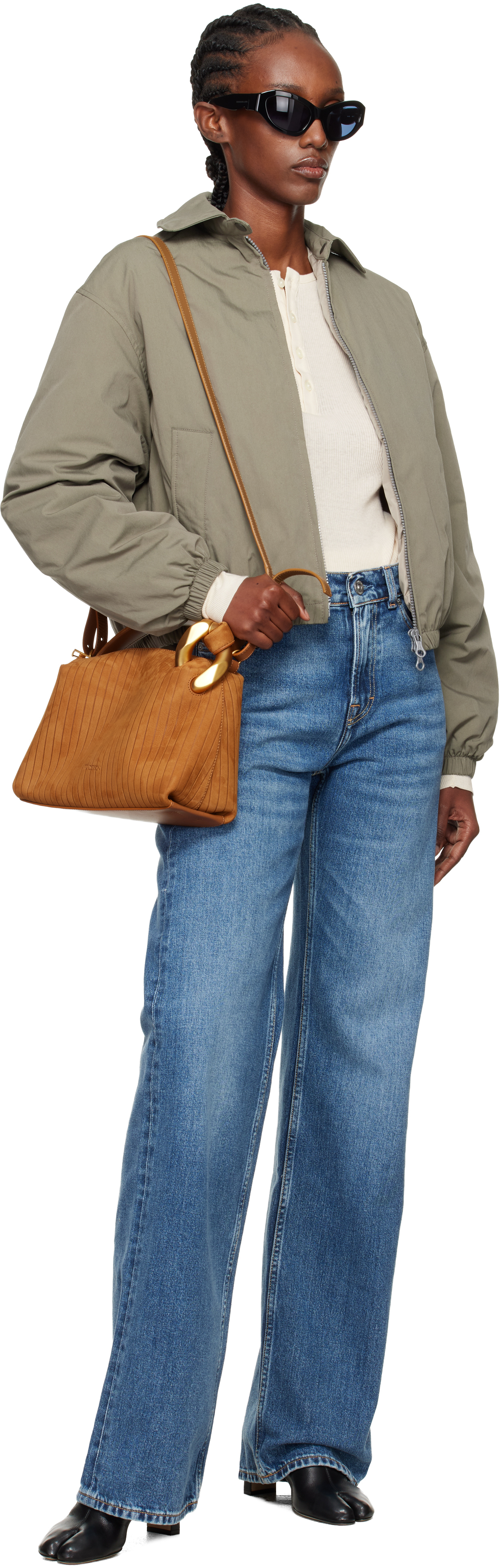 Our Legacy Blue Wata Cut Jeans In Blue