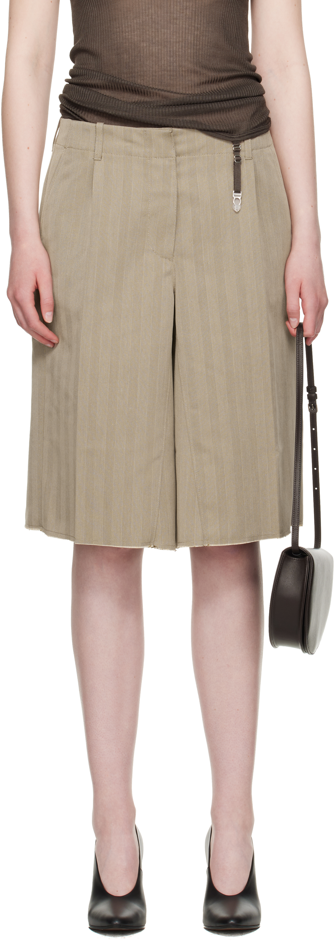 WORK SHOP Emporio Armani Brown Vasto Shorts
