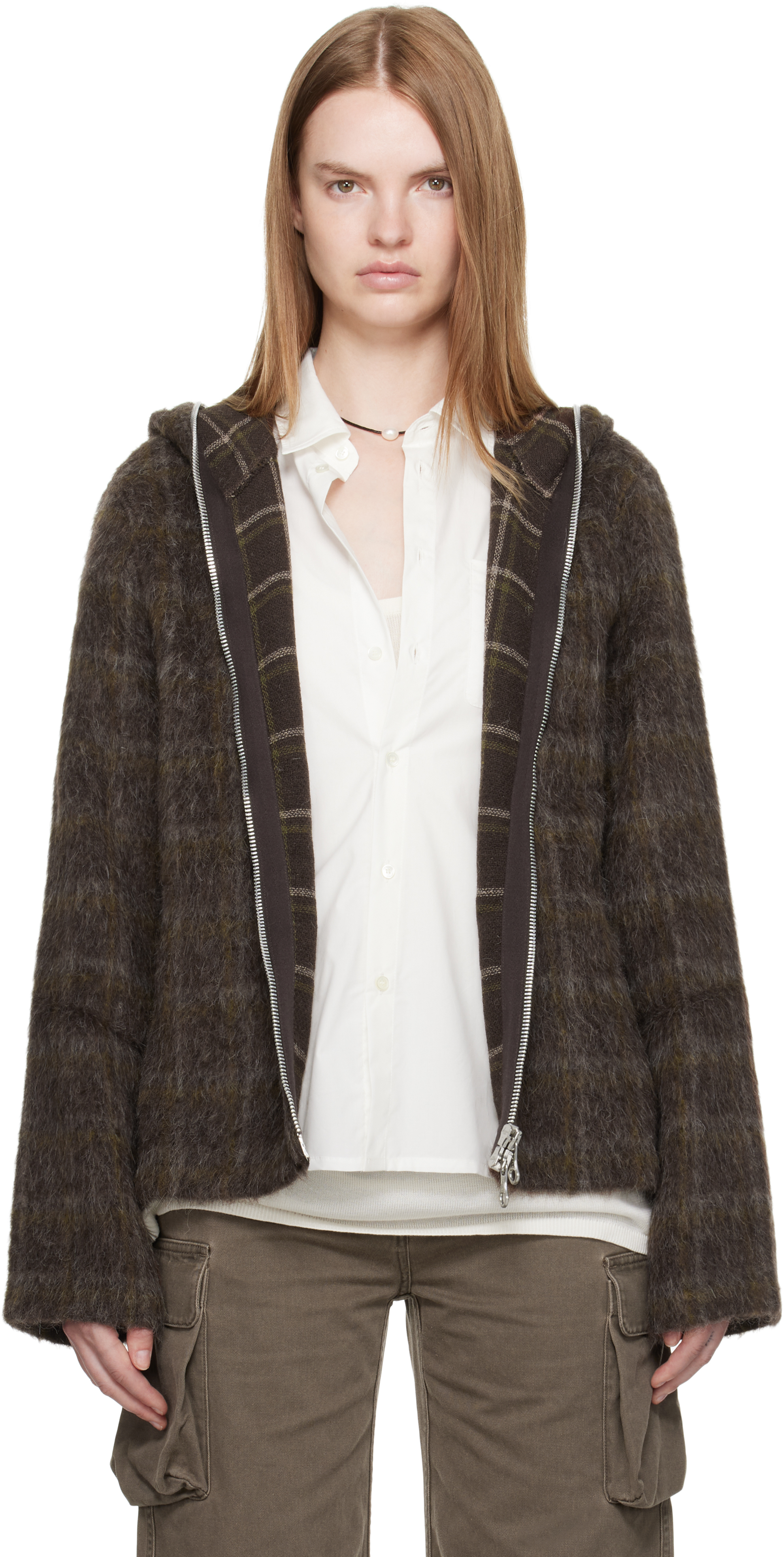 ◎OUR LEGACY ウールミックス フルジップ フーデッドパーカ ◎OUR LEGACY ウールミックス フルジップ フーデッドパーカ FULL ZIP