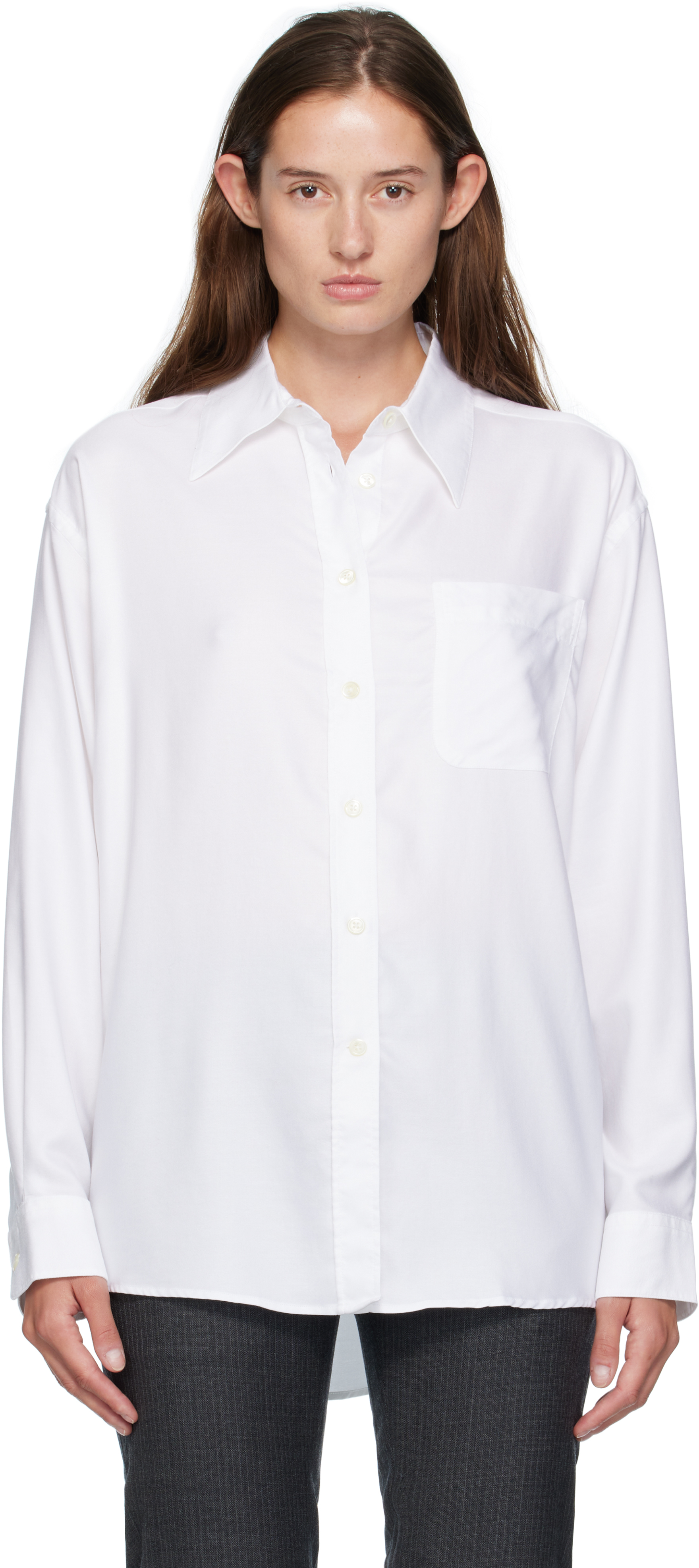 White Precious Shirt by OUR LEGACY on Sale