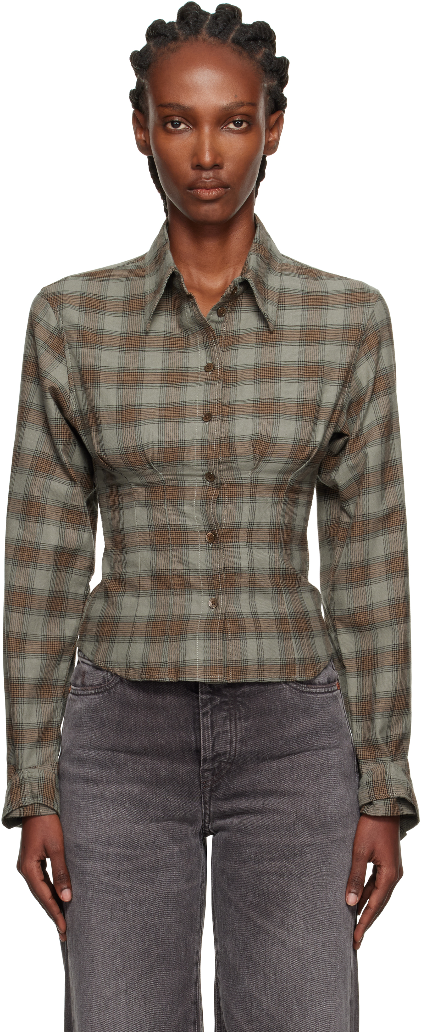 Our Legacy Envelop Shirt In Green