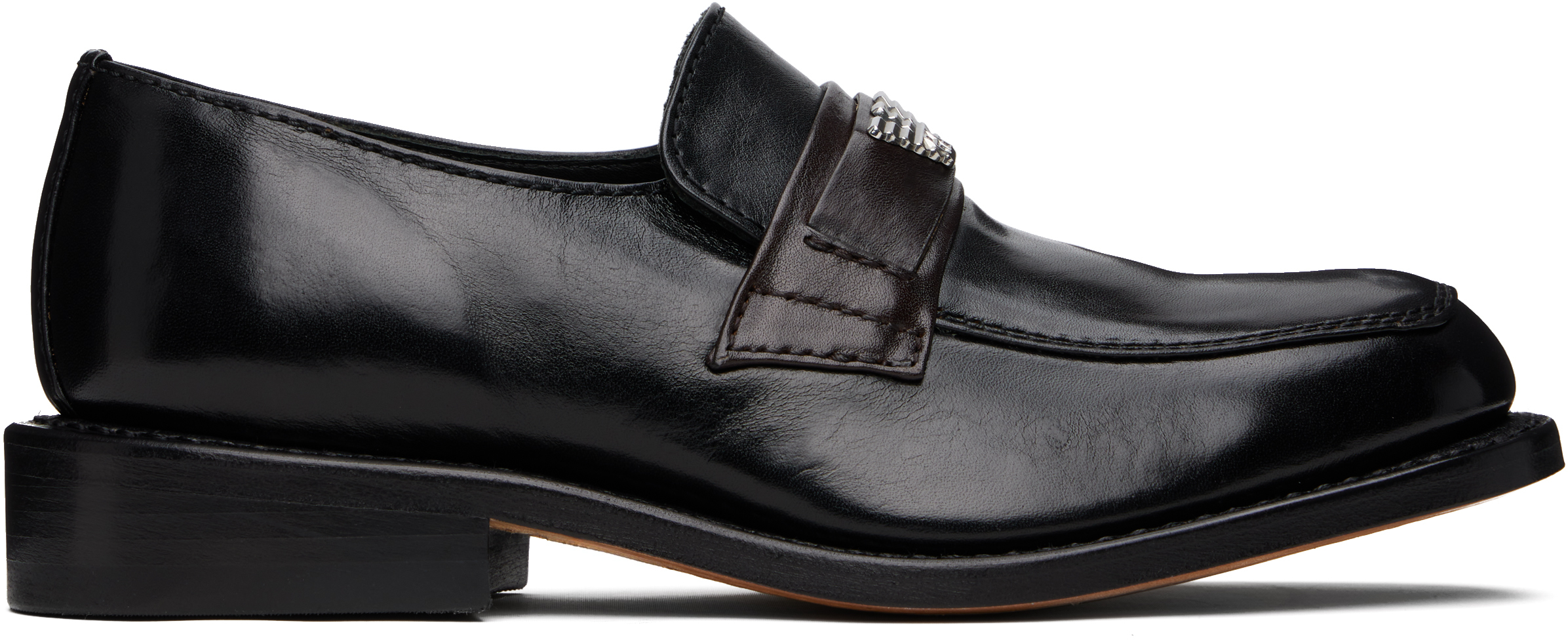 Our Legacy Work Shop Emporio Armani Black Sentiero Loafers