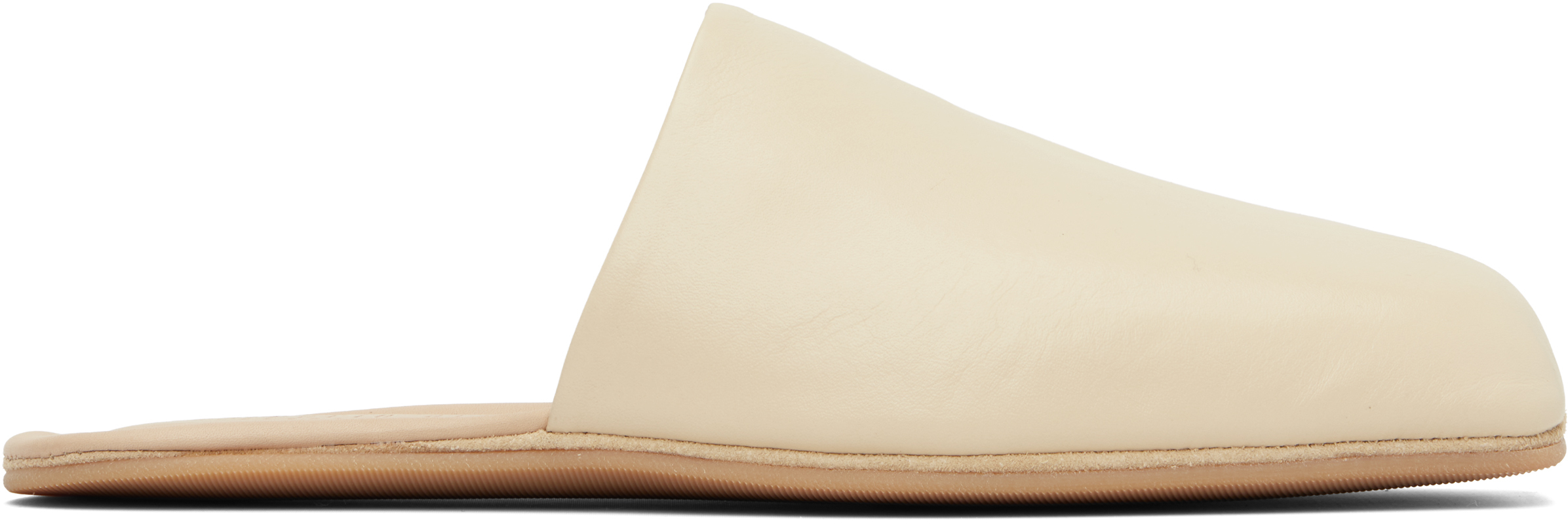 Our Legacy Work Shop Emporio Armani Beige Cigarr Slippers