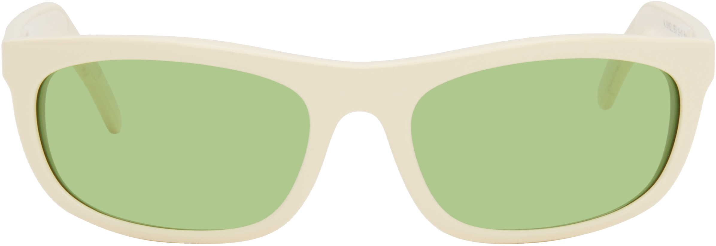 Our Legacy White Shelter Sunglasses
