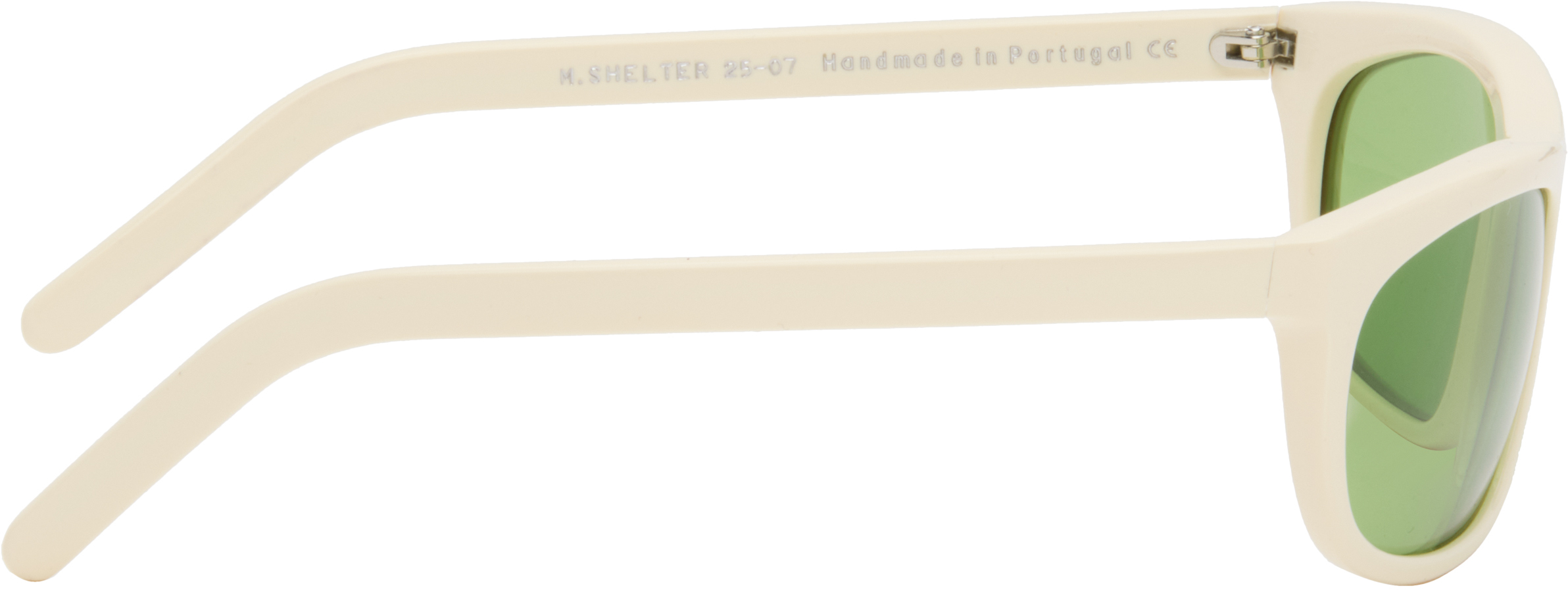 Our Legacy White Shelter Sunglasses In Neutral