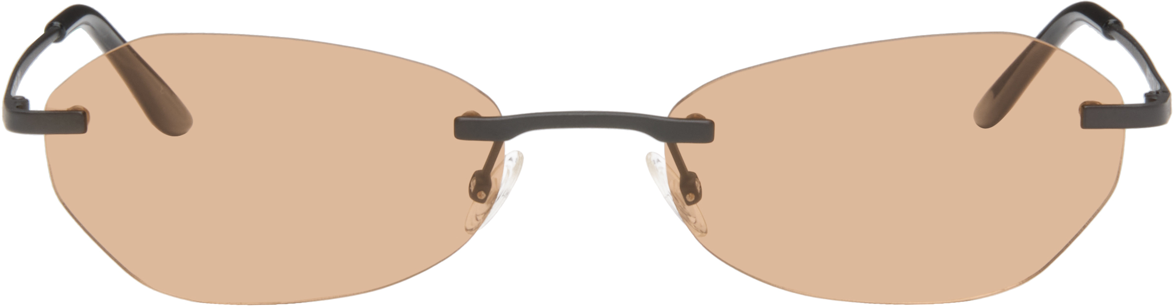 Our Legacy Black & Orange Adorable Sunglasses