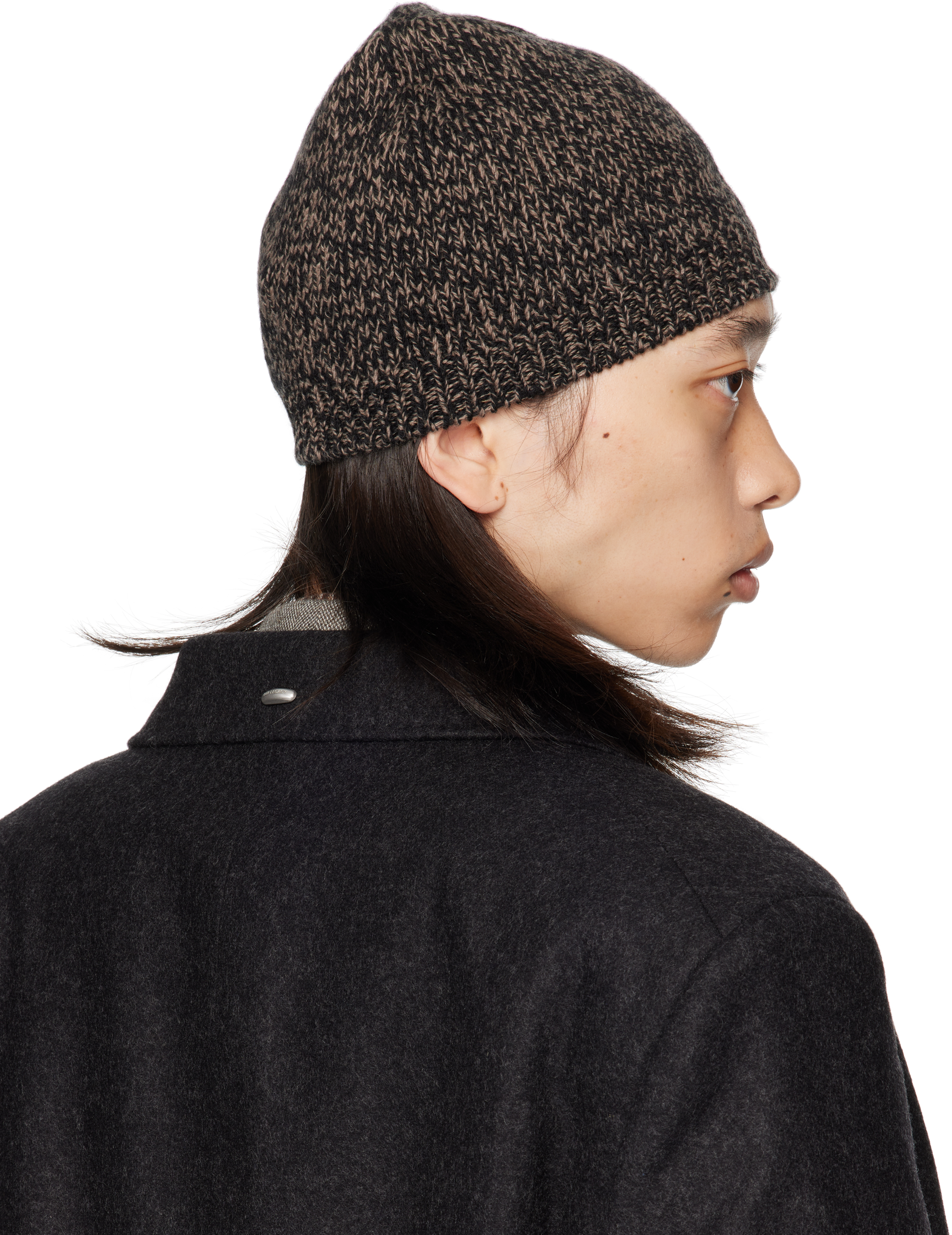 Our Legacy Black & Brown Classic Beanie In Gray