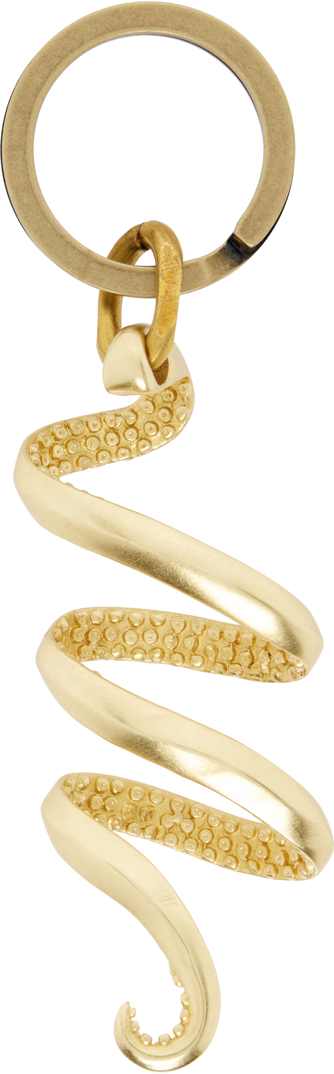 Our Legacy Gold Light Holder Keychain In Gold