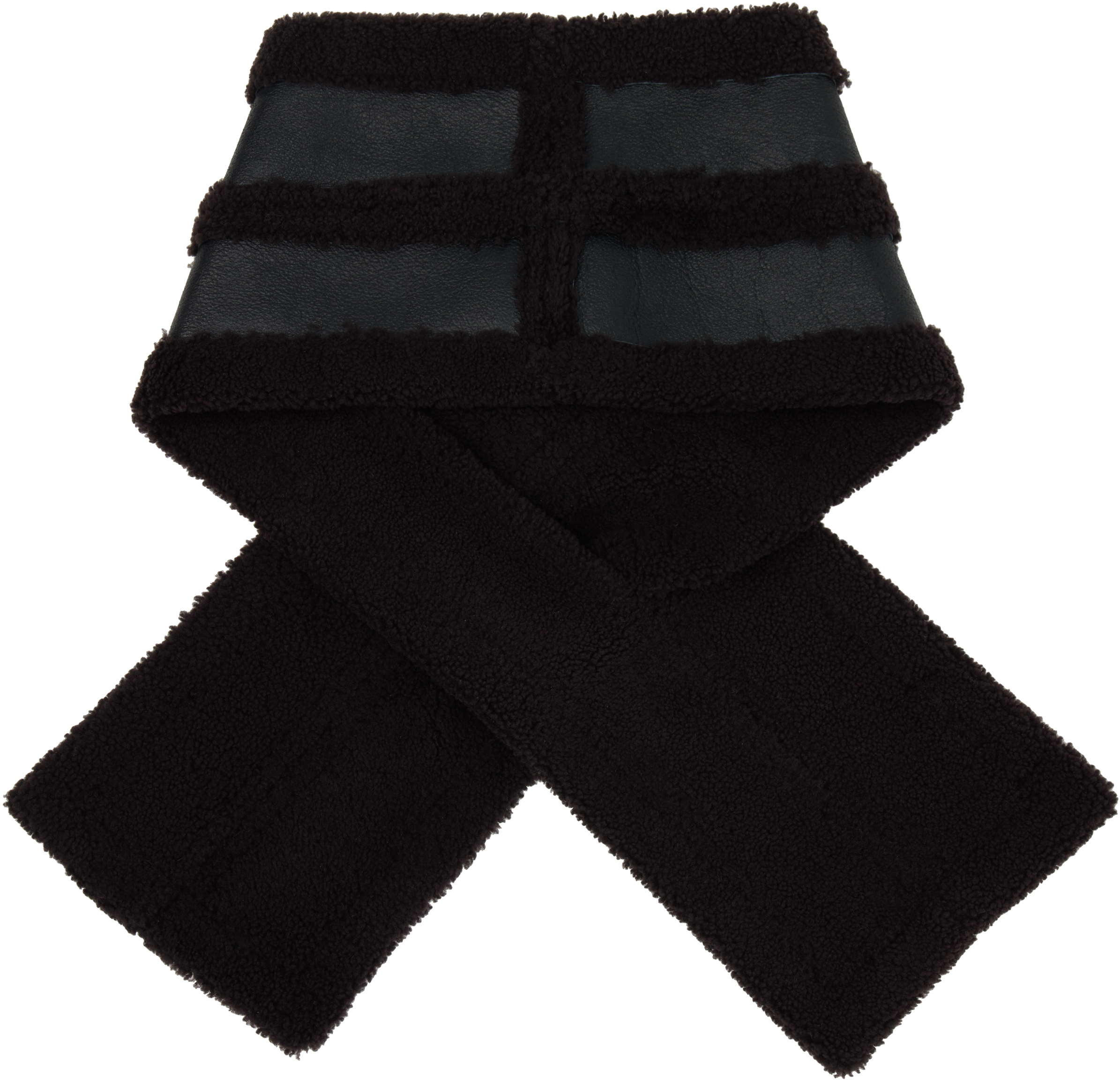 Our Legacy Rectangular Wool Scarf In Black