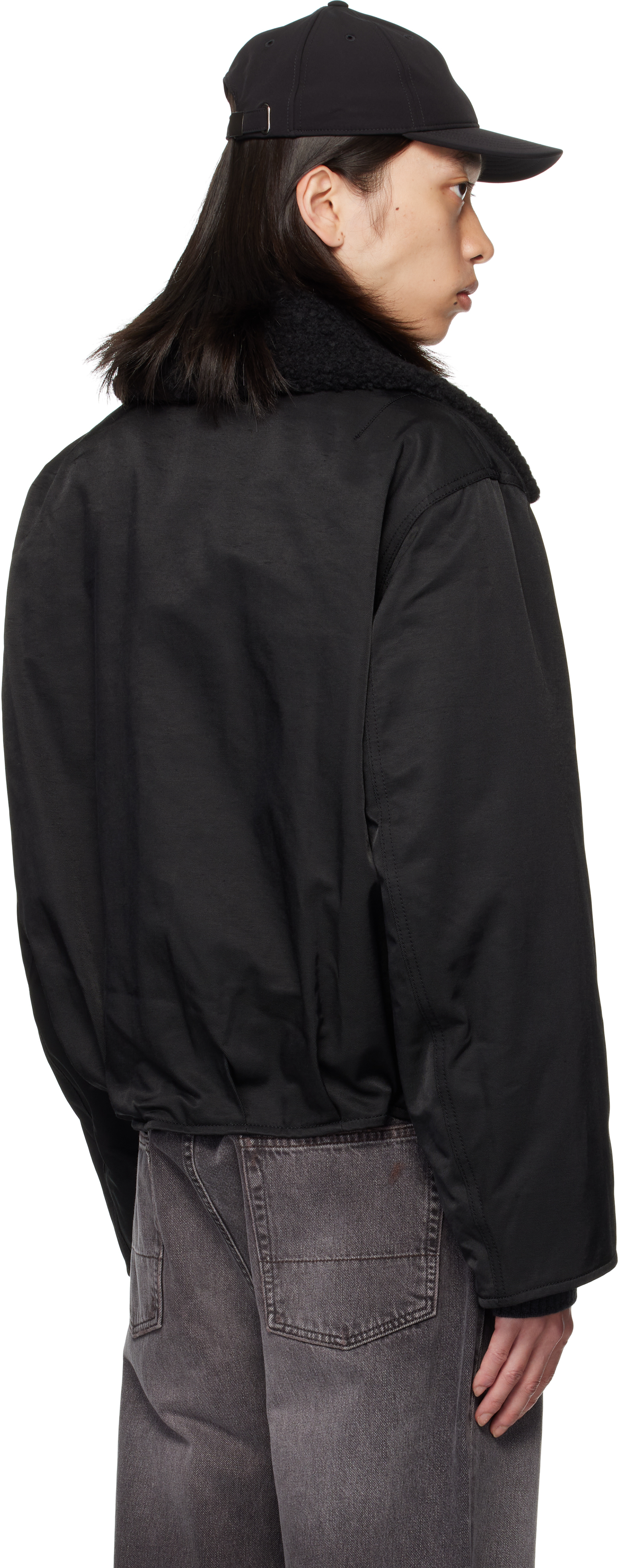 Our Legacy Black Ace Bomber Jacket In Black
