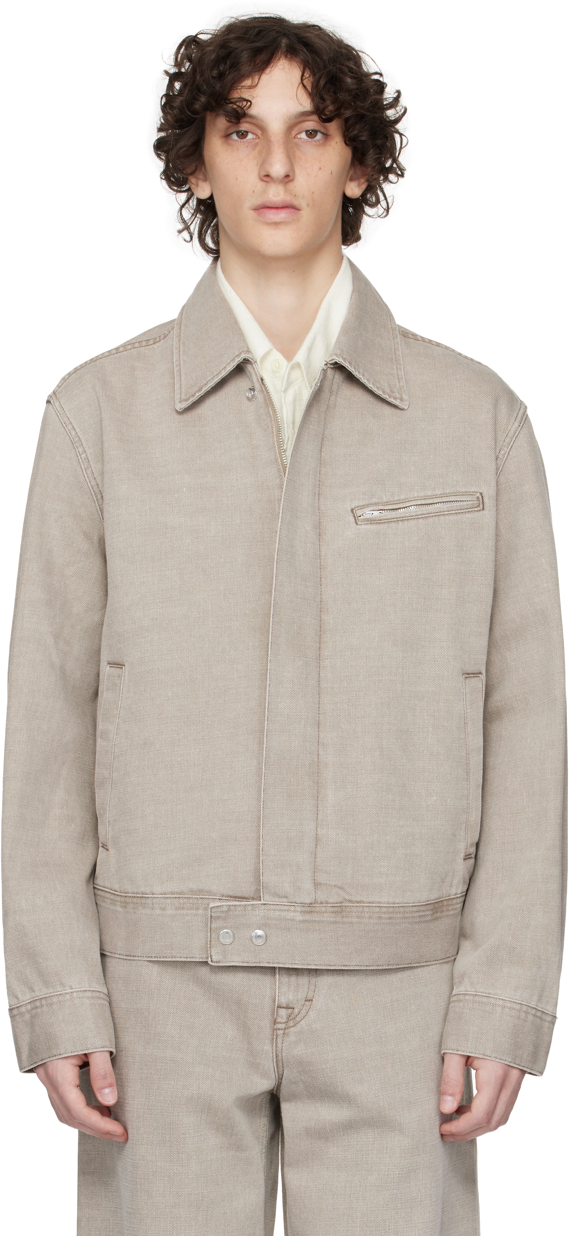 Gray Miller Denim Jacket