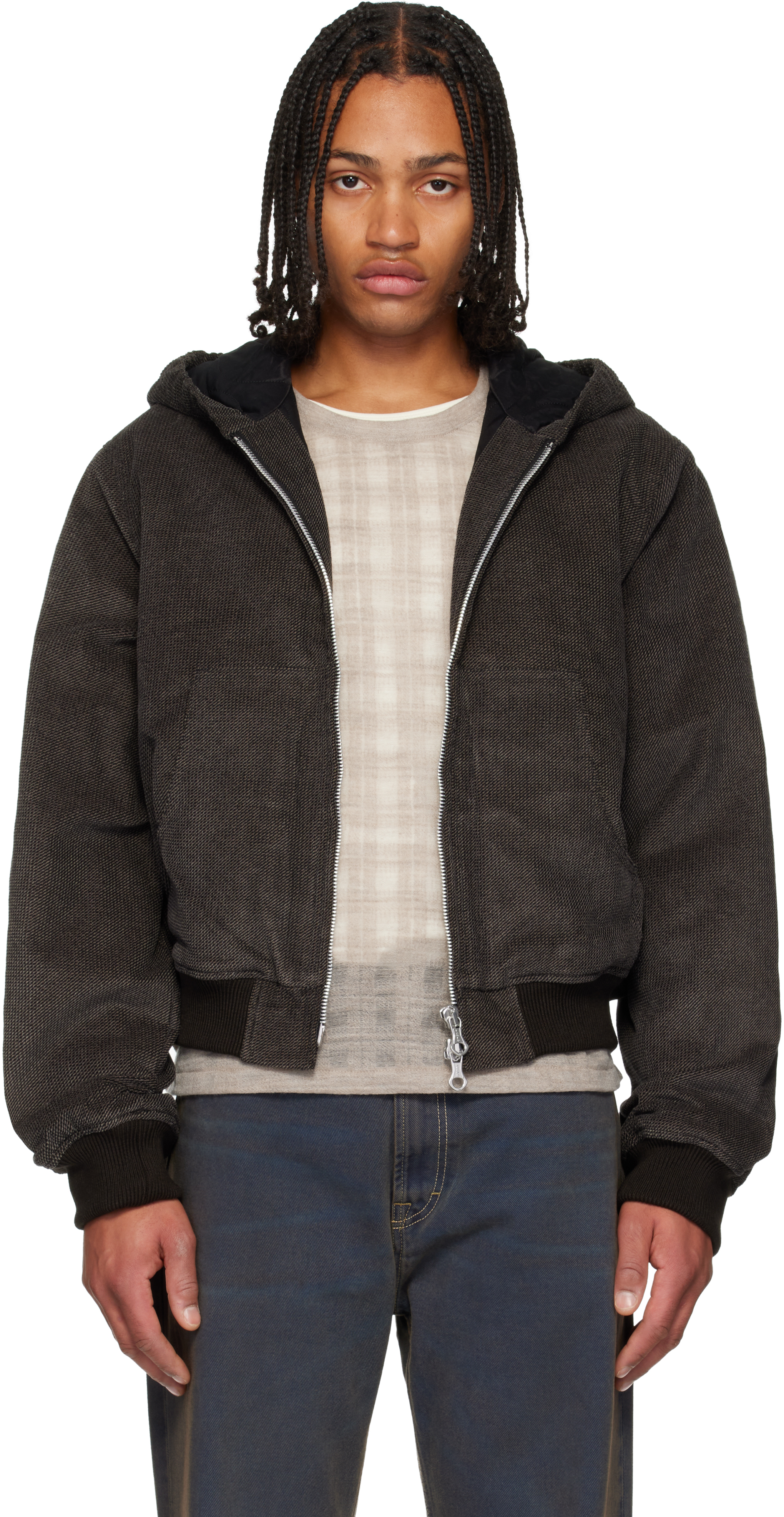 ジャケット・アウター OUR LEGACY DULUTH JACKET 46 Our Legacy - Duluth Jacket Classic Black Stamped Wool