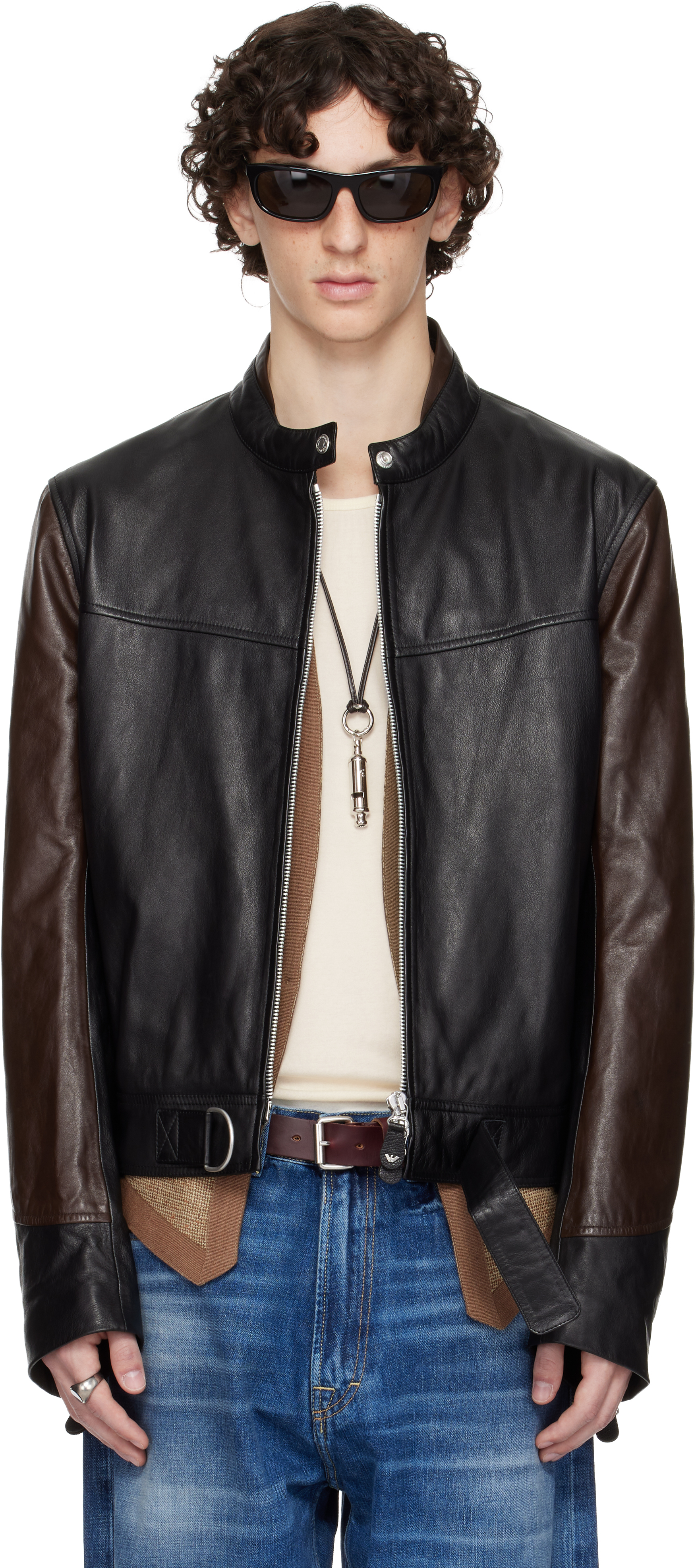 our legacy Emporio Armani レザージャケット Our Legacy - Toro Coat Pomodoro Seccho Leather