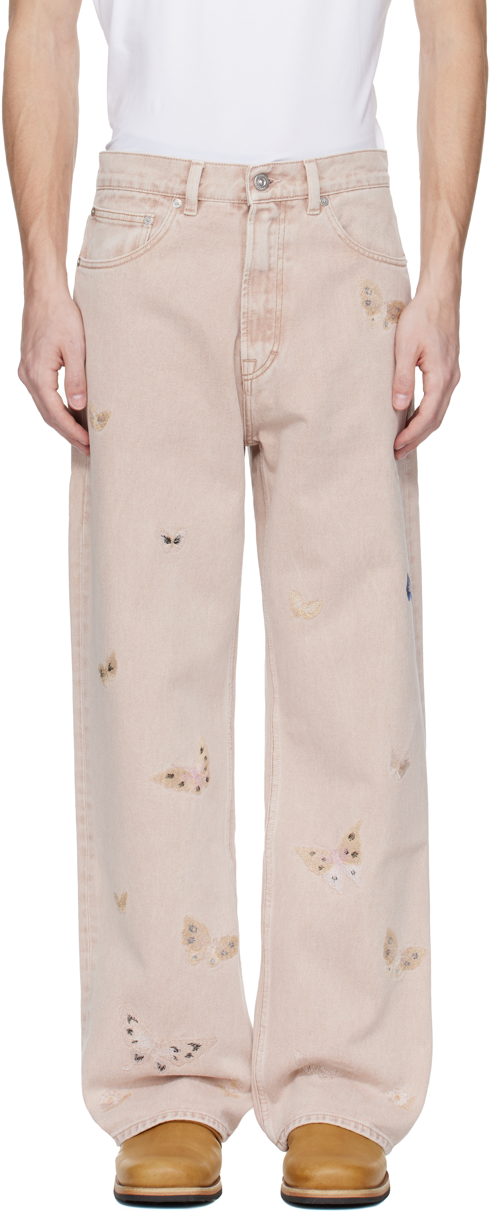 最高の OUR LEGACY: SSENSE | Jeans Cut Third Pink パンツ