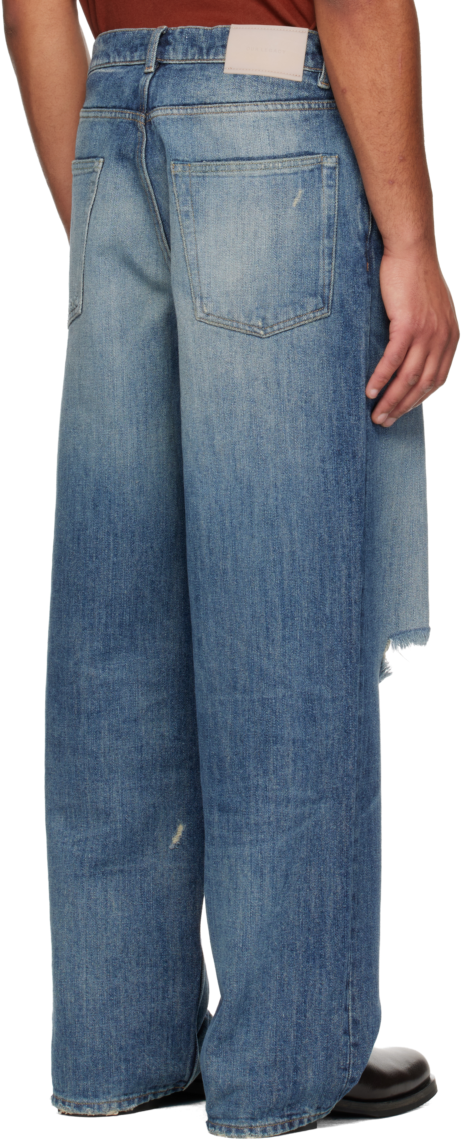 Our Legacy Blue Vast Cut Jeans In Blue