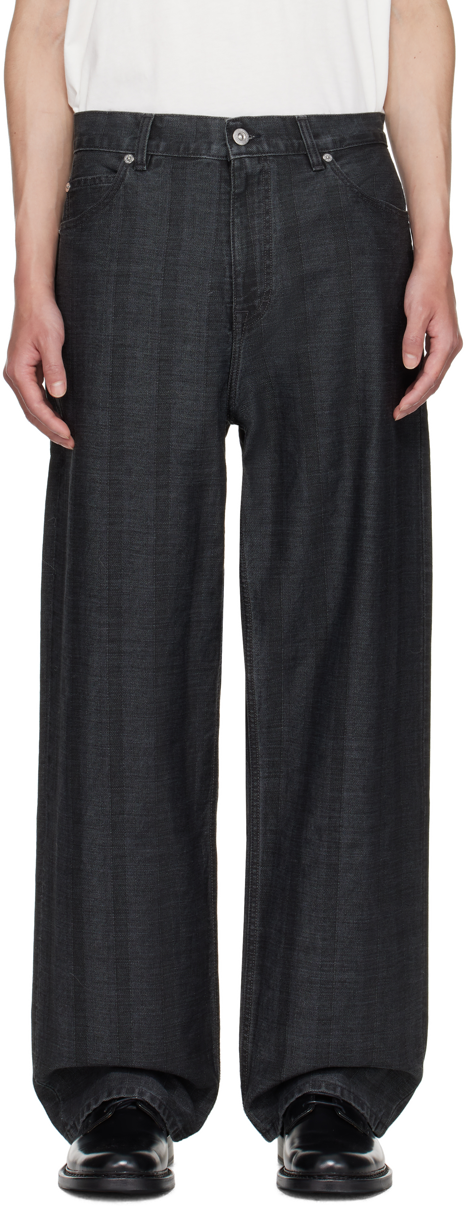 Our Legacy Navy Third Cut Jeans