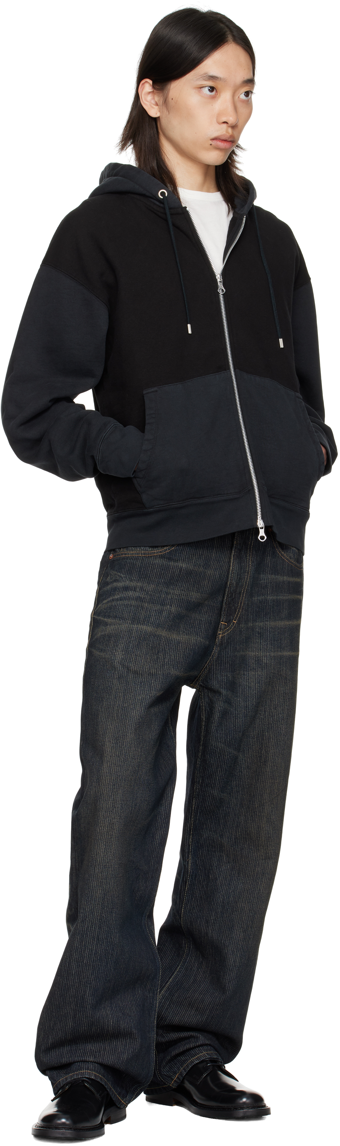 Our Legacy Navy Third Cut Jeans In Blue