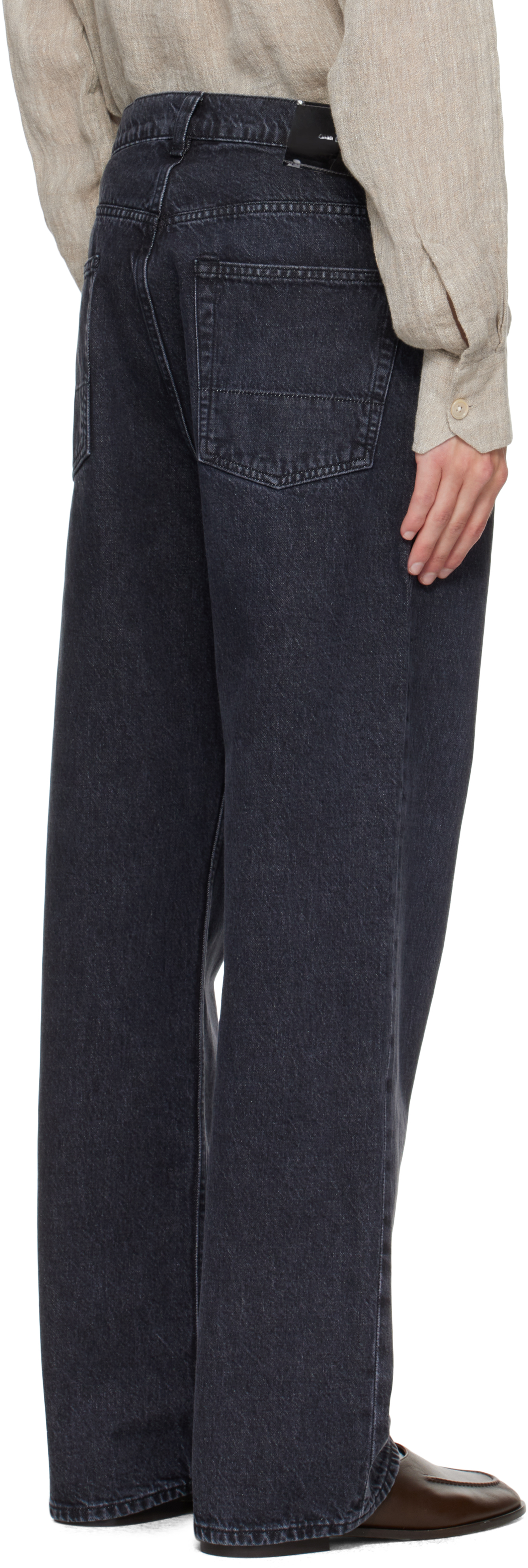 Our Legacy Gray Third Cut Jeans In Gray