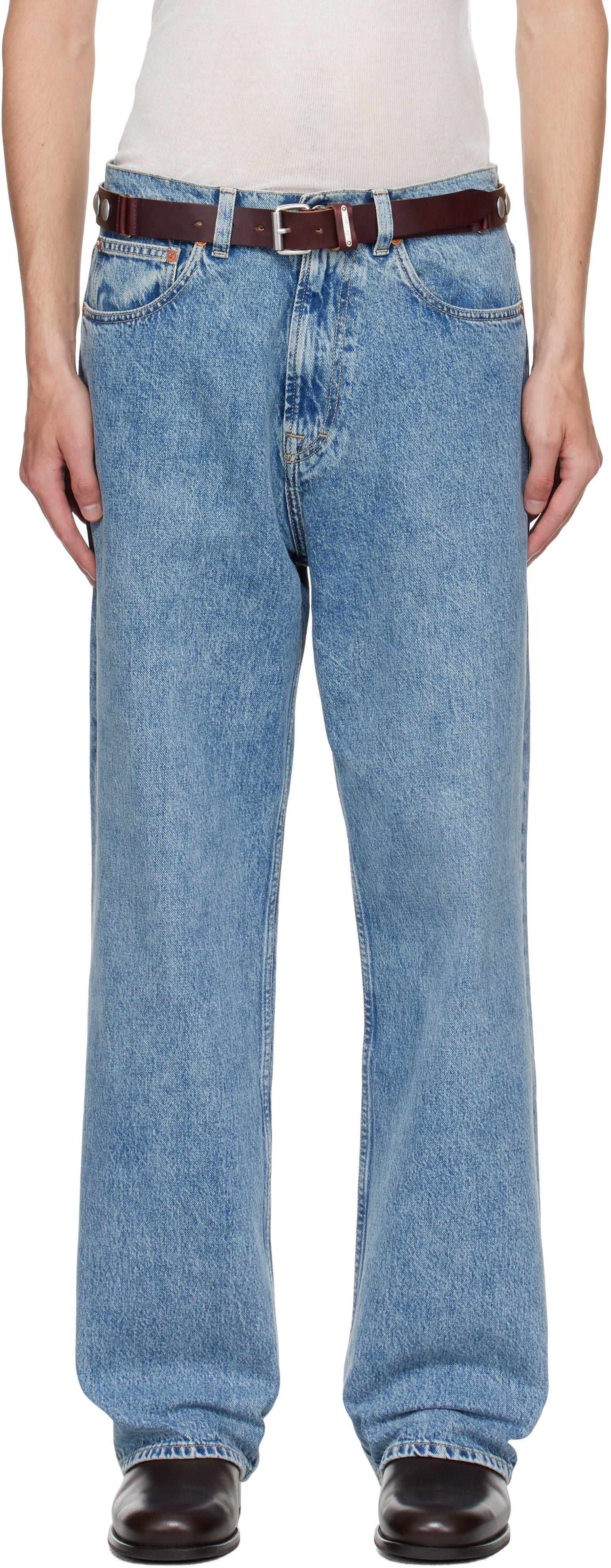 Our Legacy Third Cut Denim Pant In Blue