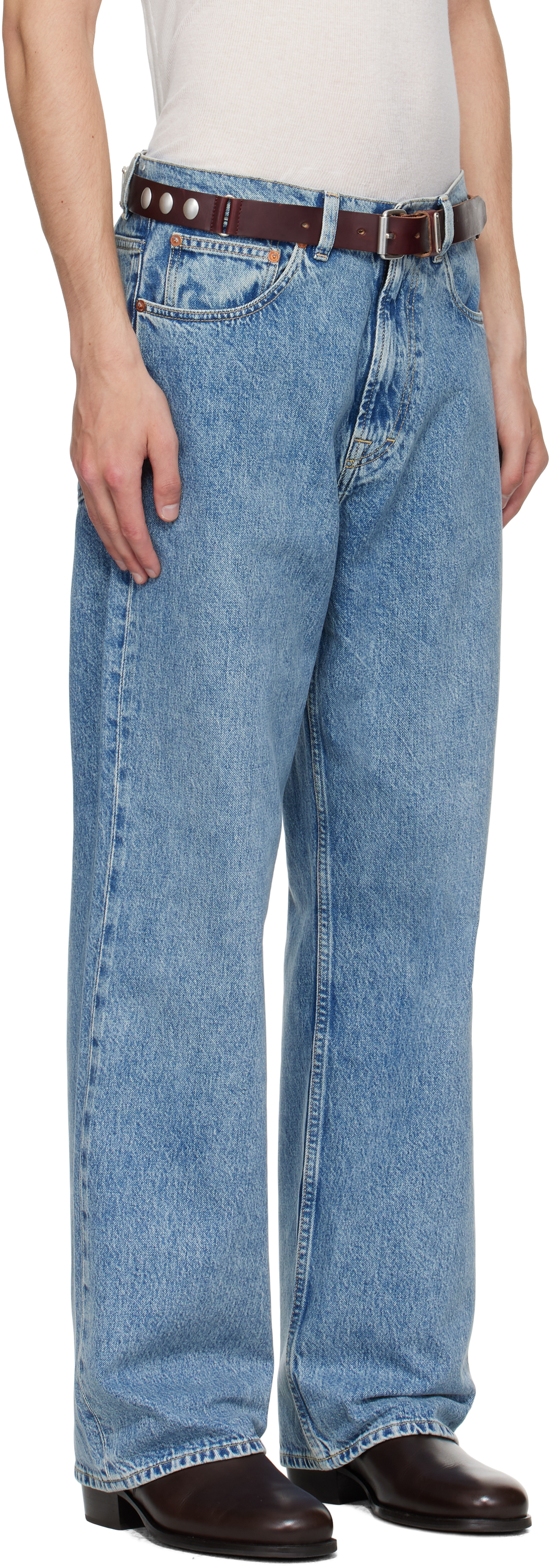 Our Legacy Third Cut Denim Pant In Blue