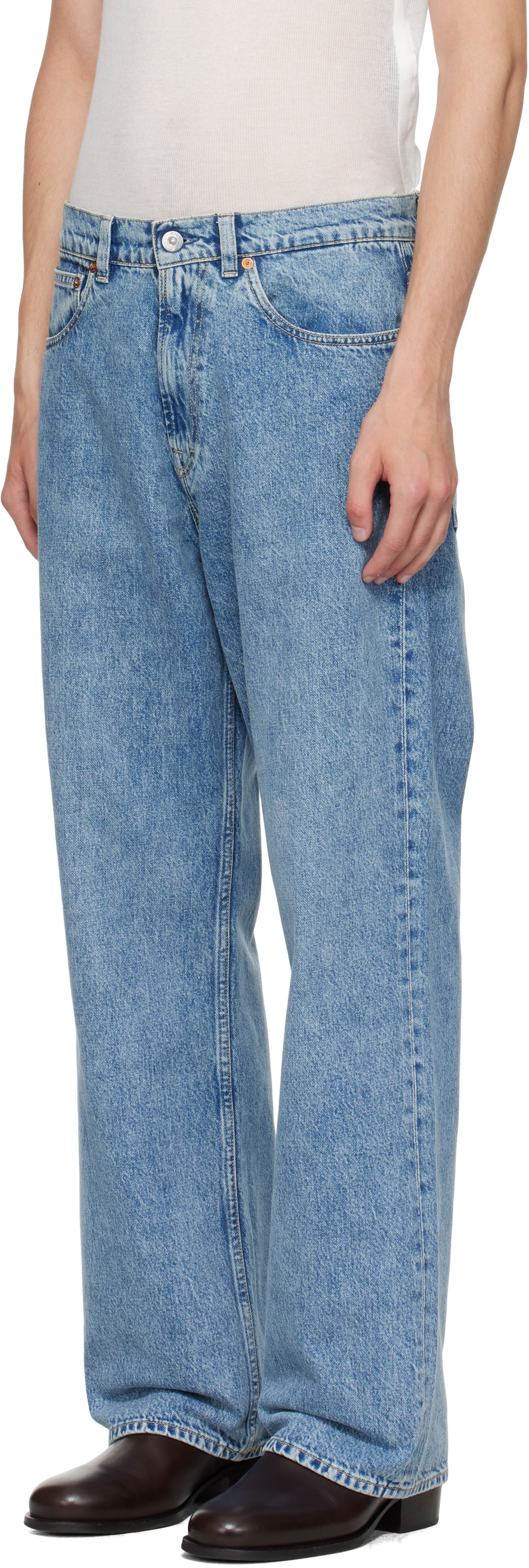 Our Legacy Third Cut Denim Pant In Blue