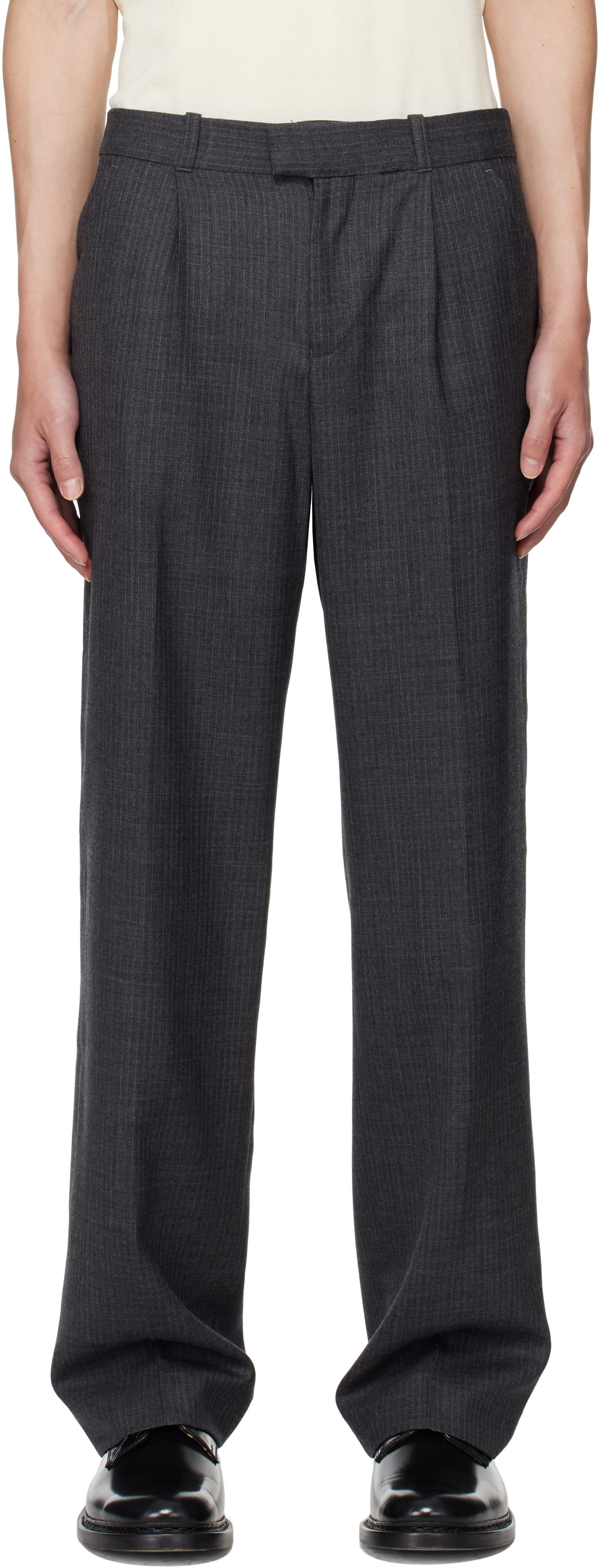 OUR LEGACY TUXEDO CAPRI サイズ44 ssence購入 Our Legacy - Tuxedo Capri Maitre D Black Wool