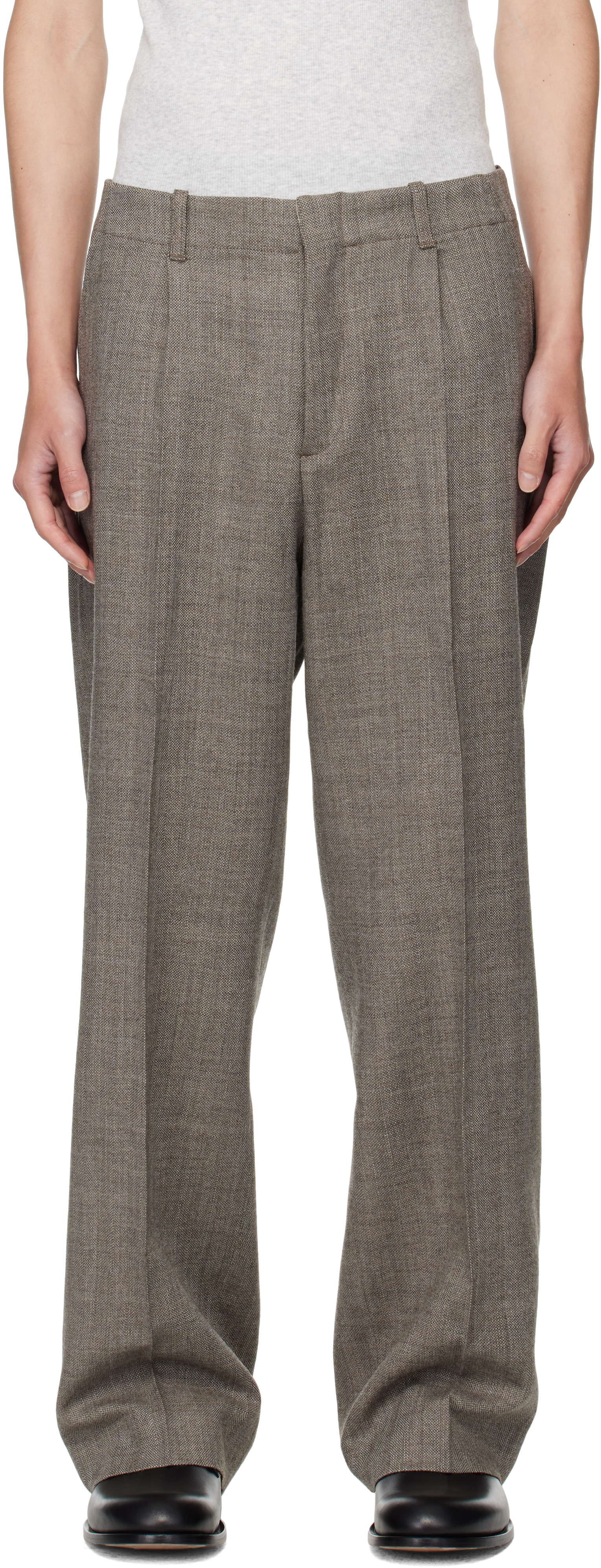 Our Legacy Brown Borrowed Trousers In Brown