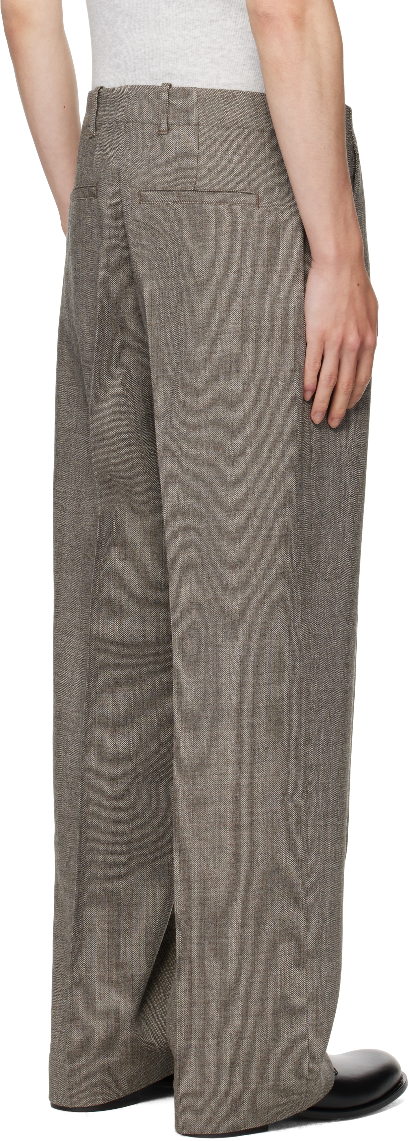 Our Legacy Brown Borrowed Trousers In Brown