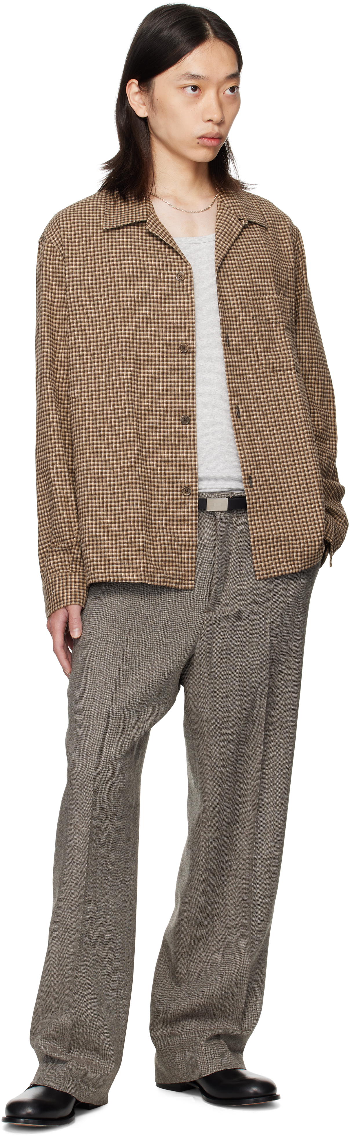 Our Legacy Brown Borrowed Trousers In Brown