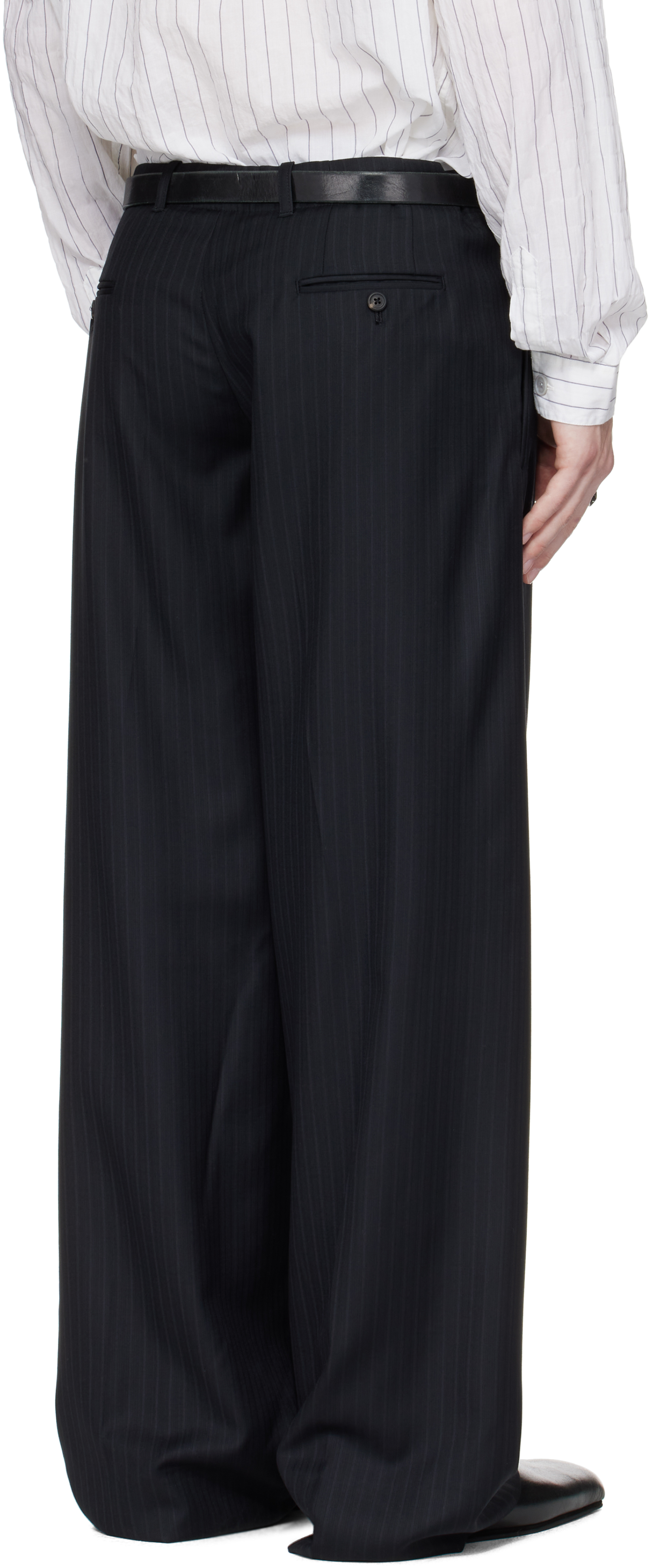 パンツ Our legacy Emporio armani togo trouser OUR LEGACY WORK SHOP Emporio Armani Black Togo Trousers | Smart Closet