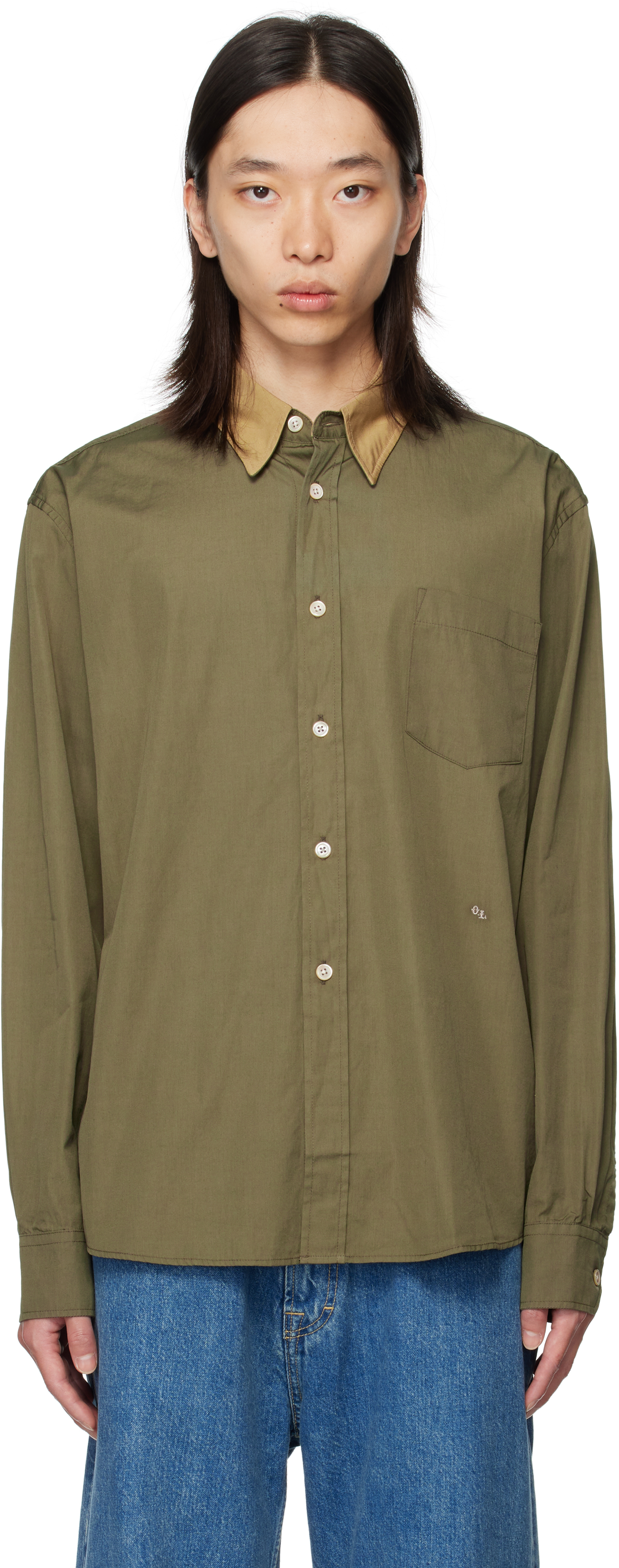 OUR LEGACY: カーキ Beyond BD シャツ | SSENSE 日本