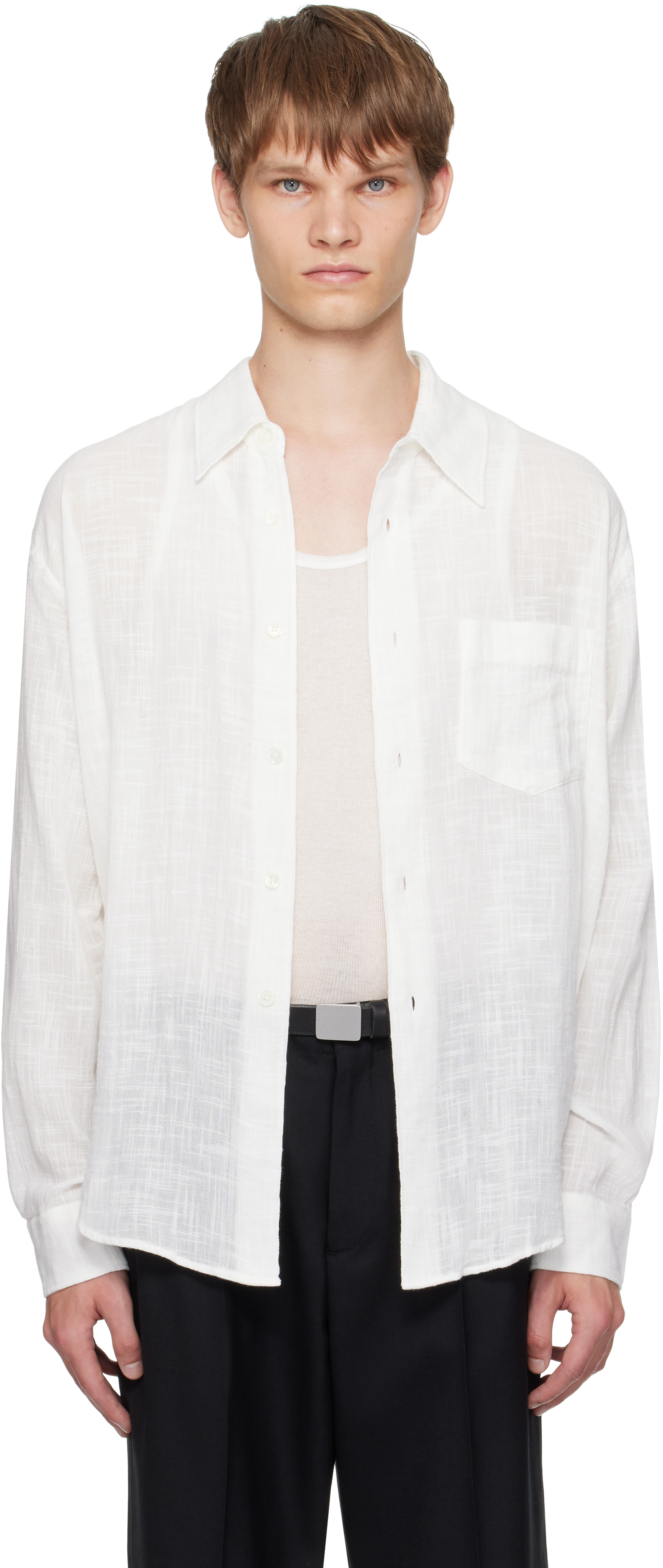 Our Legacy White Coco Shirt In White