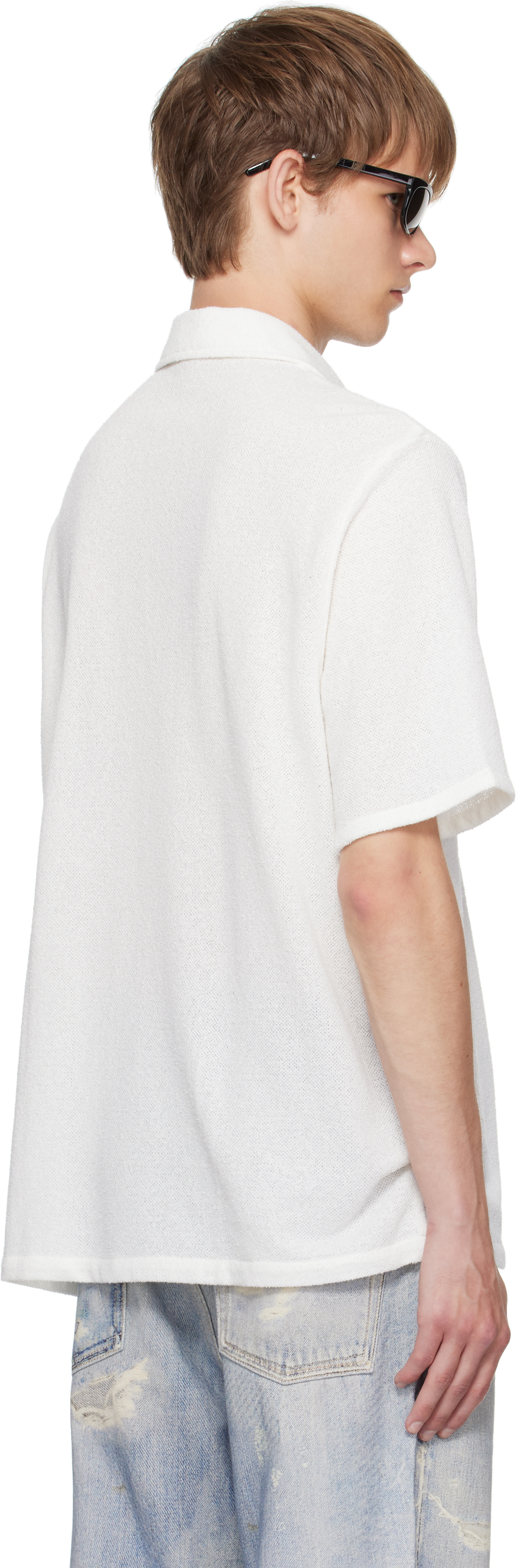 Our Legacy White Box Shortsleeve Shirt In White